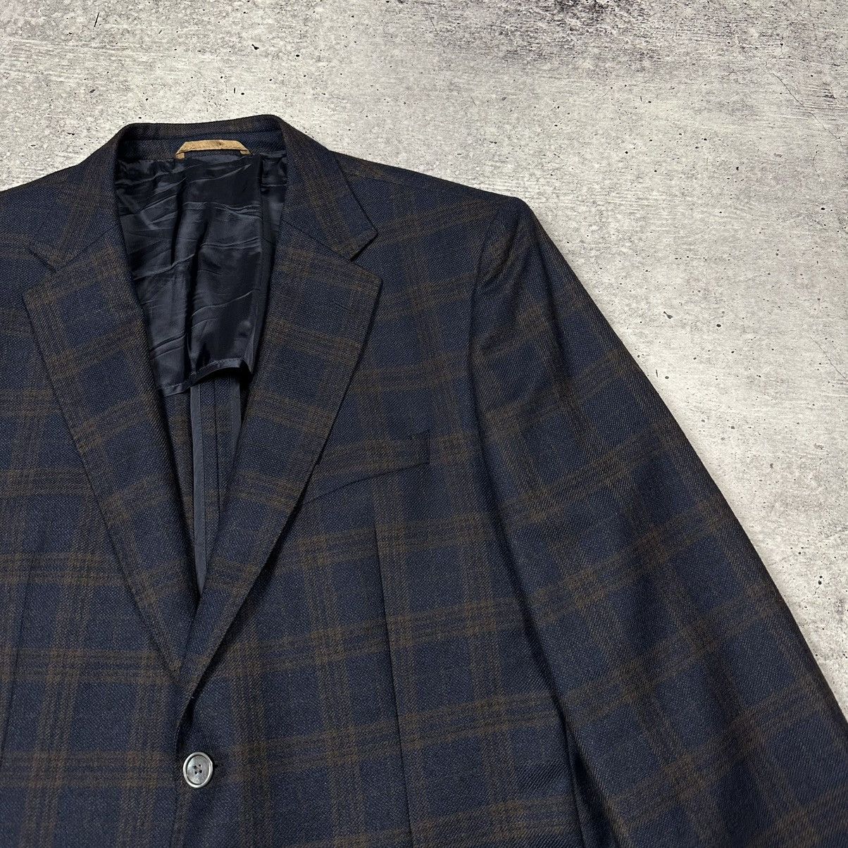 Hugo Boss Hugo Boss Janson Regular Fit Sport Blazer Check Wool Men’s Size 52R - 3 Thumbnail