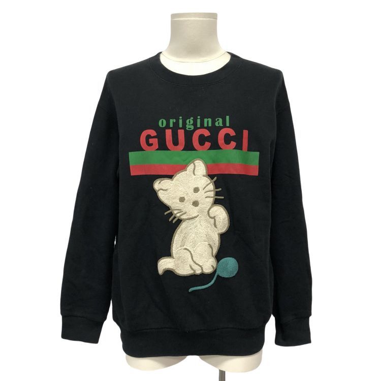 Gucci Gucci Cat Embroidery Sweatshirt Size S Size US S / EU 44-46 / 1 - 1 Thumbnail