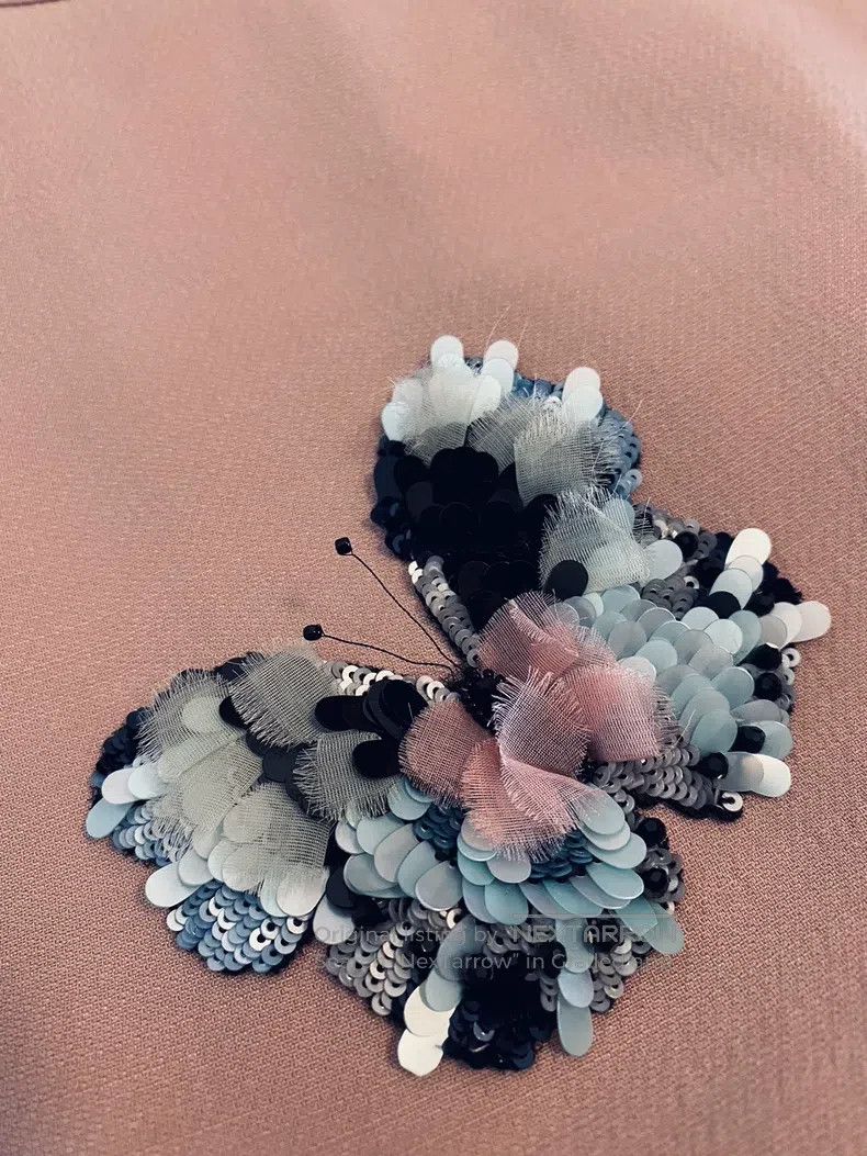 Valentino Valentino Reworked butterfly dress Size S / US 4 / IT 40 - 4 Thumbnail