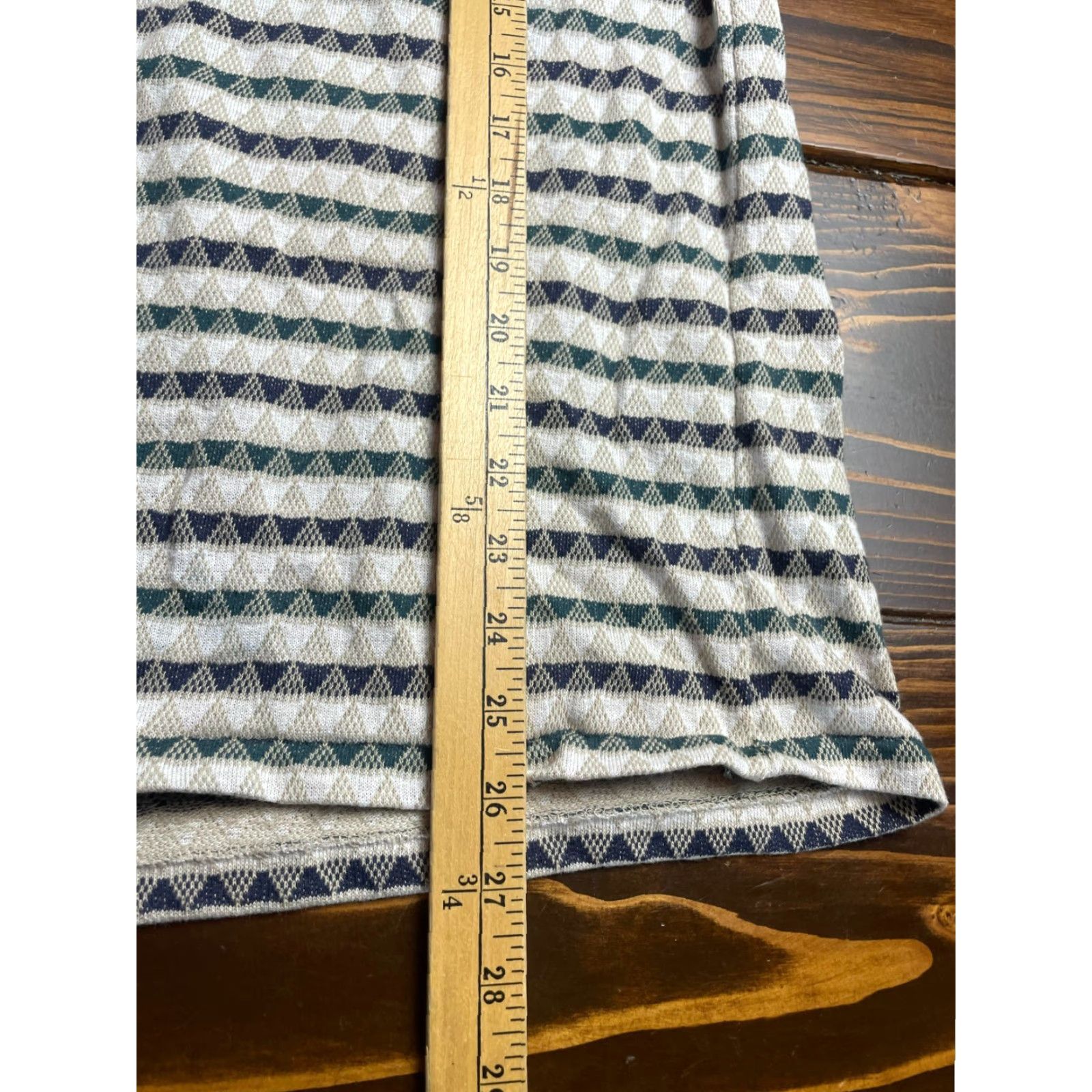 Vintage Penguin Shirt Polo, Men's Large, Short Sleeve, Blue Ivory Green, Cream Brand, Casual Shirt, Mens, Polo Shirt Size US L / EU 52-54 / 3 - 5 Thumbnail