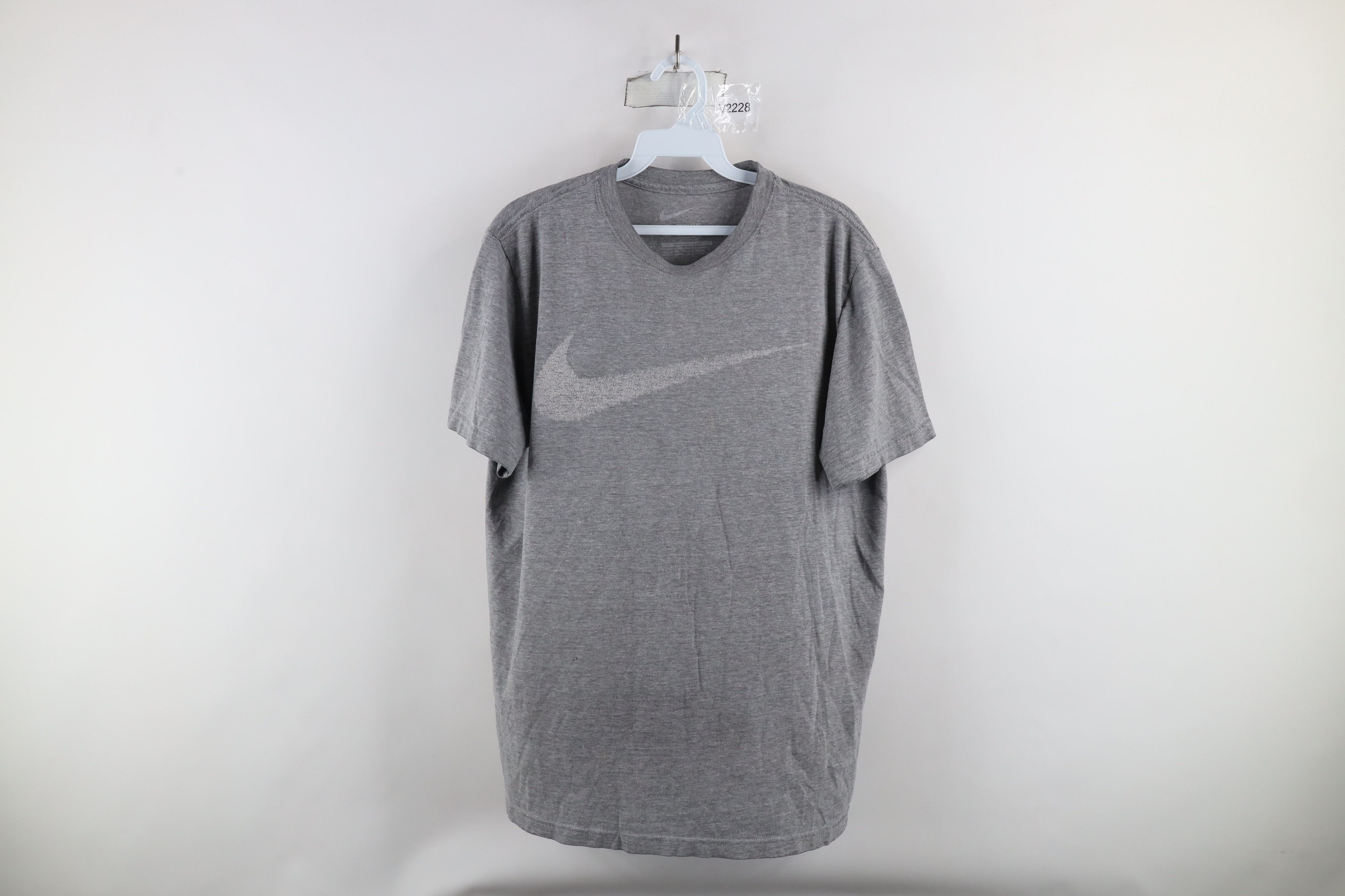 Nike × Vintage Vintage Nike Travis Scott Big Swoosh Short Sleeve T-Shirt Size US L / EU 52-54 / 3 - 1 Thumbnail