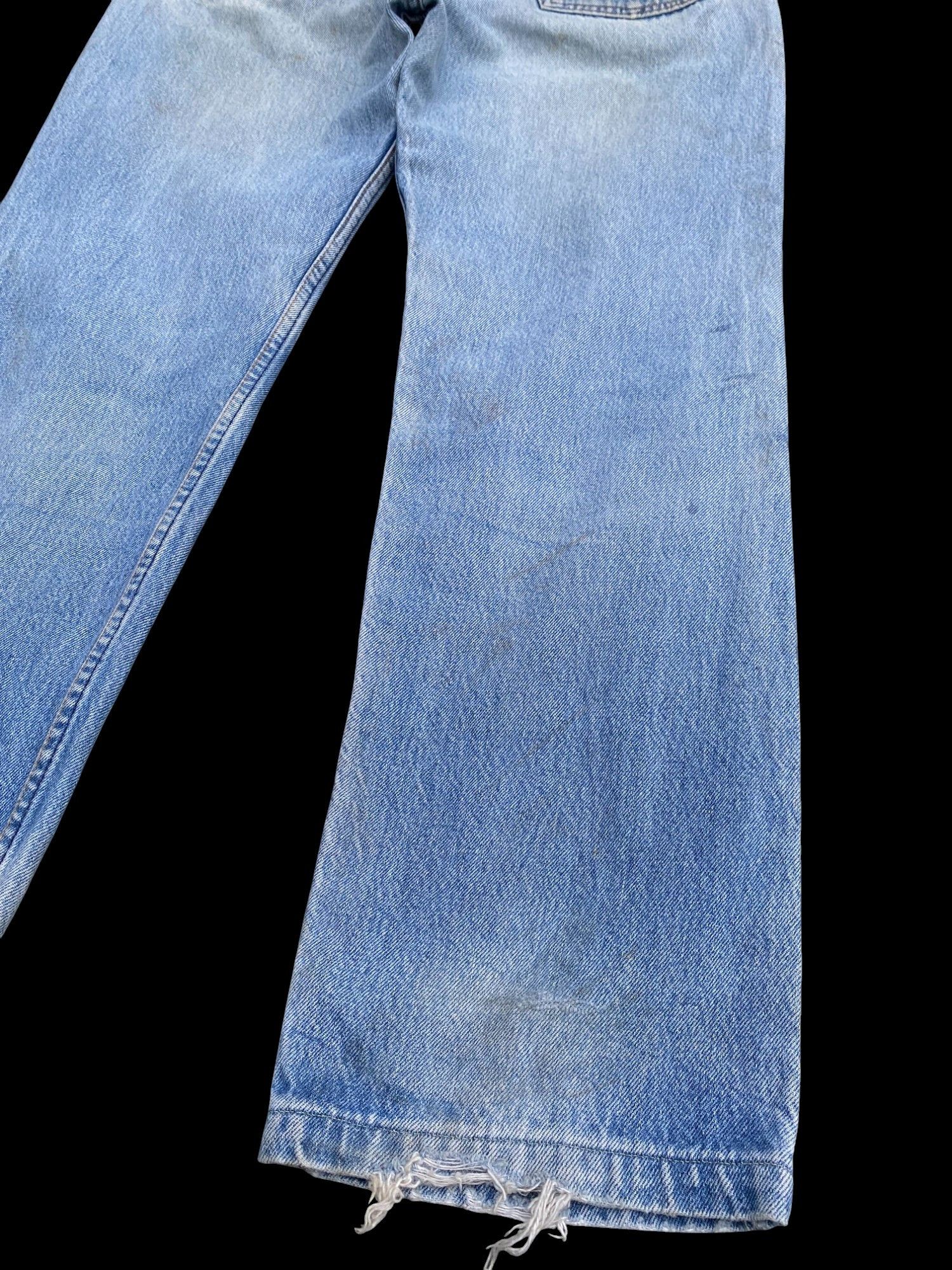 Levi's Vintage 1993 Levis 501 dirty lightwash distressed W33x28.5 Size US 33 - 7 Thumbnail
