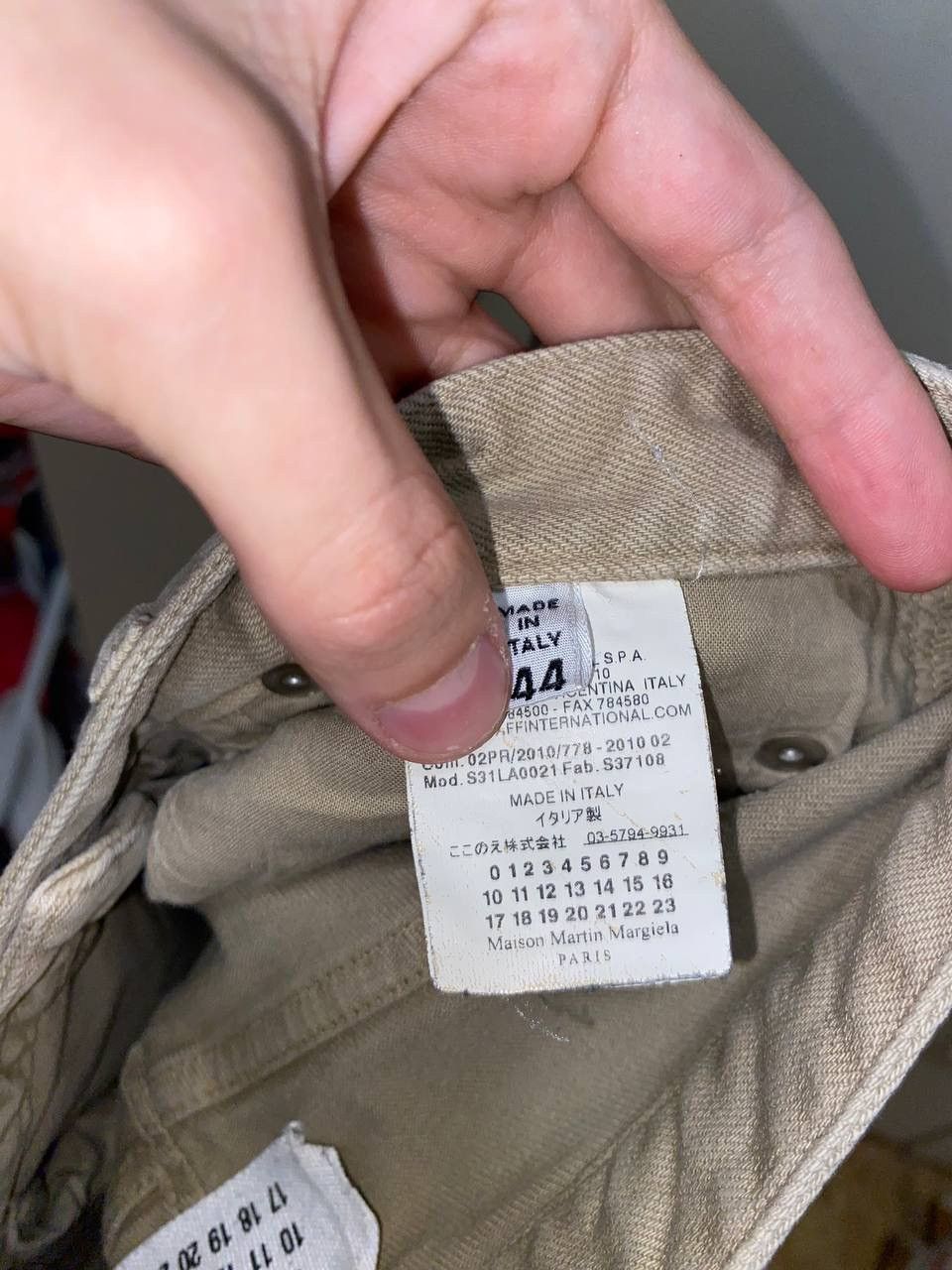 Maison Margiela !QUICK SALE! Margiela Line 1 Beige Stretchy Jeans Size US 30 / EU 46 - 13 Thumbnail