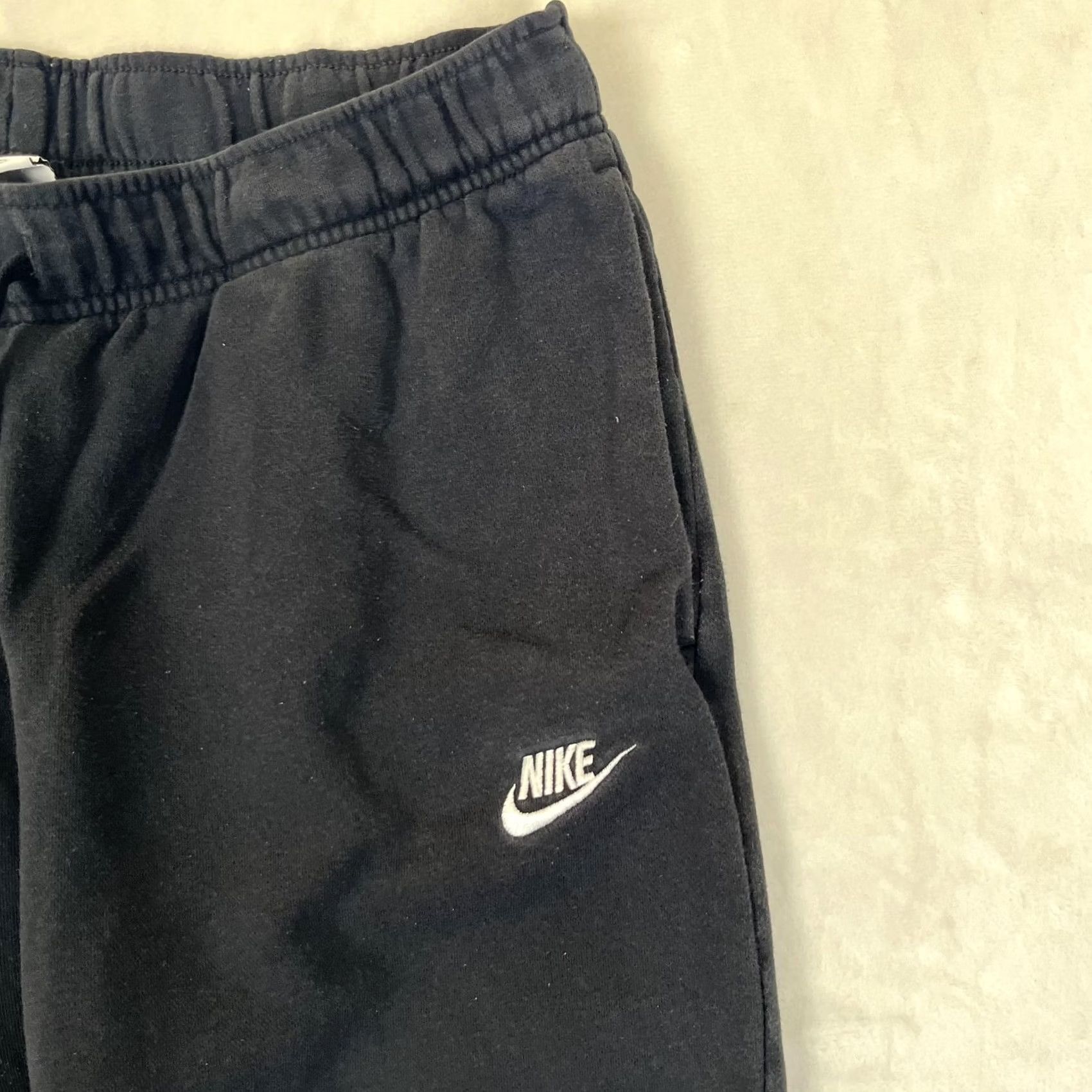 Nike Nike Sweatpants Womens Large Black Fleece Joggers Logo Elastic Waist Lounge Size 36" / US 14 / IT 50 - 2 Thumbnail