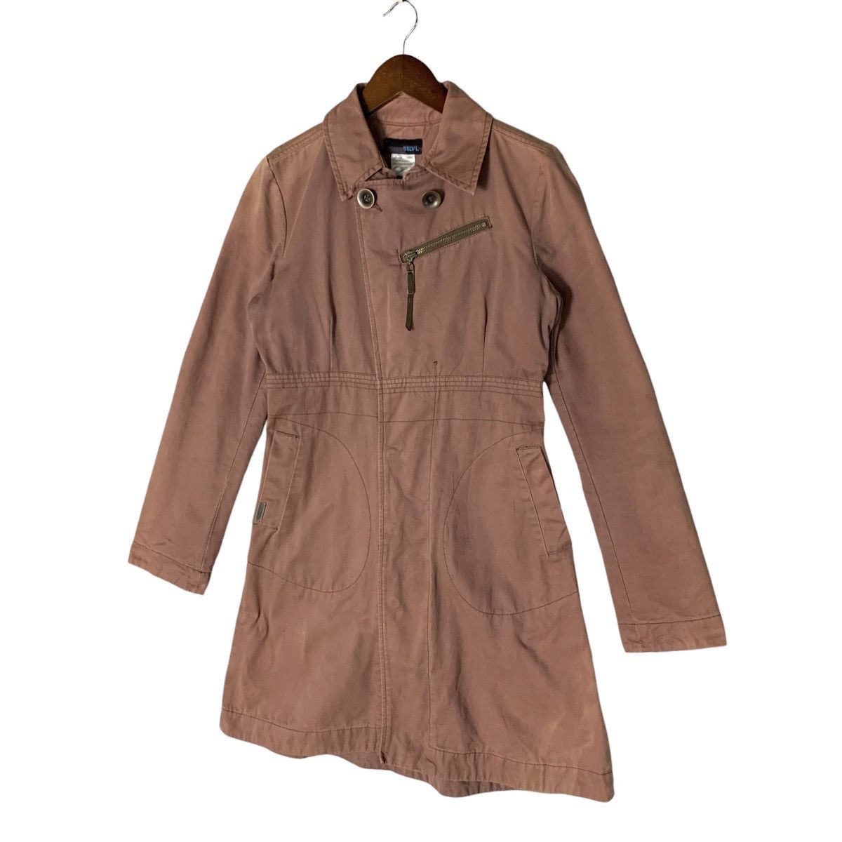 55DSL × Diesel Vintage 55 Dsl Collar Button Up Trench Coat Size S Size S / US 4 / IT 40 - 4 Thumbnail
