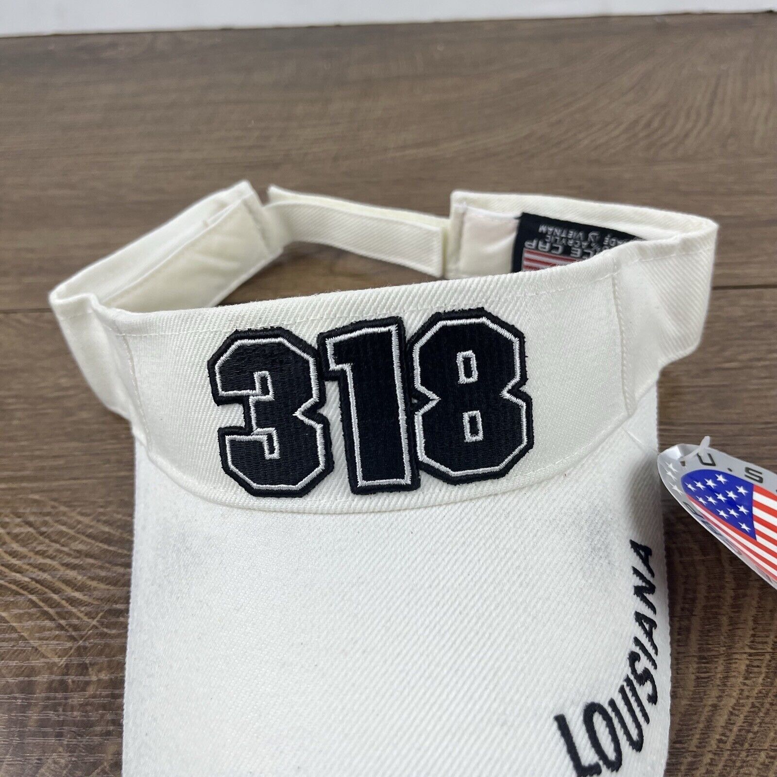 Other Louisianna 318 Visor Hat White Cap Hat 318 Adjustable Hat Wh Size ONE SIZE - 5 Thumbnail