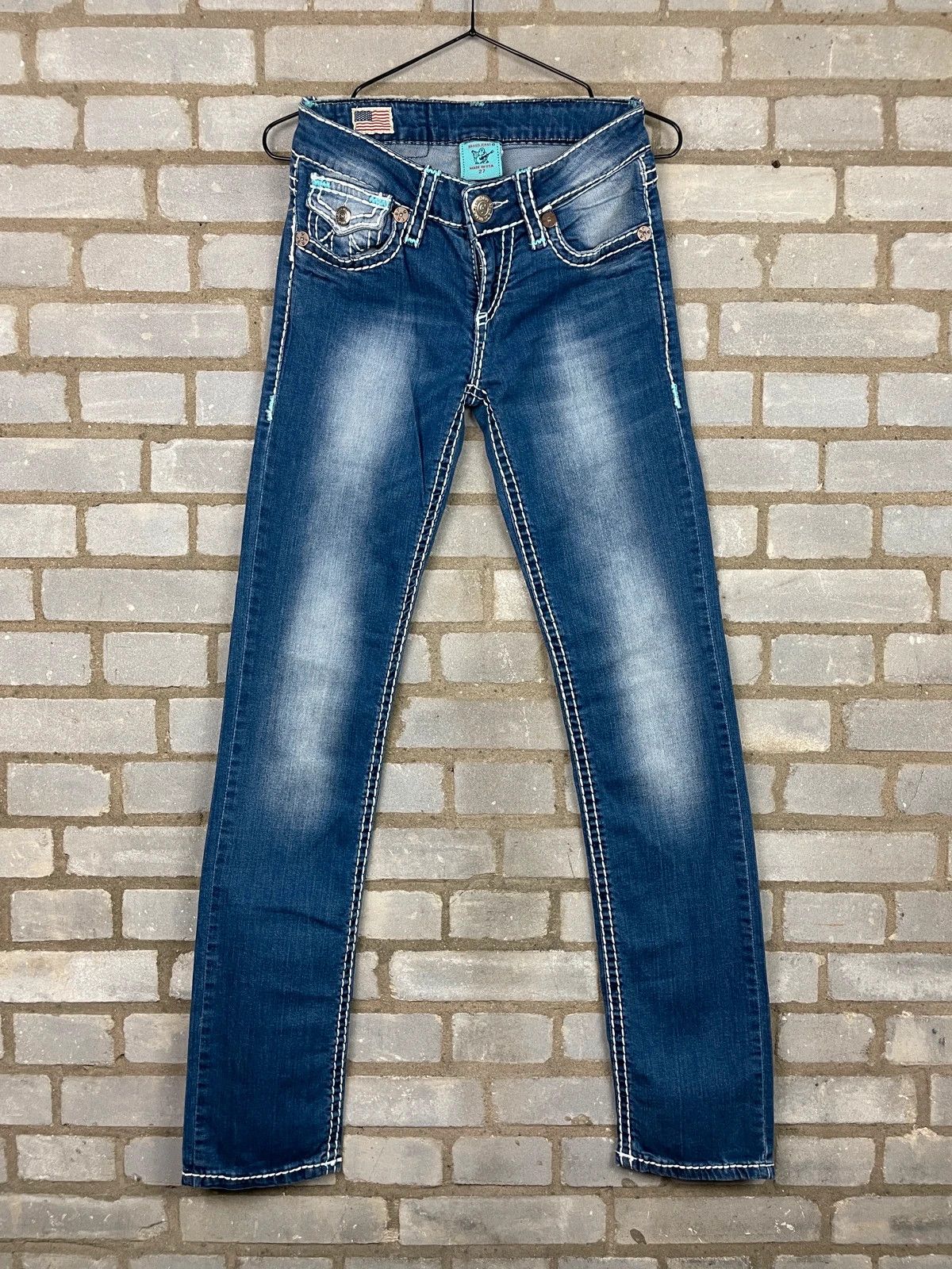 True Religion True Religion female Y2K affliction style jeans Size 27" / US 4 / IT 40 - 2 Thumbnail