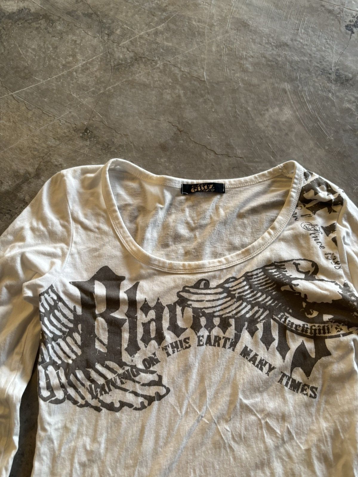 Hysteric Glamour × If Six Was Nine × Japanese Brand y2k glitz skull studded wings longsleeve punk grunge Size XS / US 0-2 / IT 36-38 - 2 Thumbnail