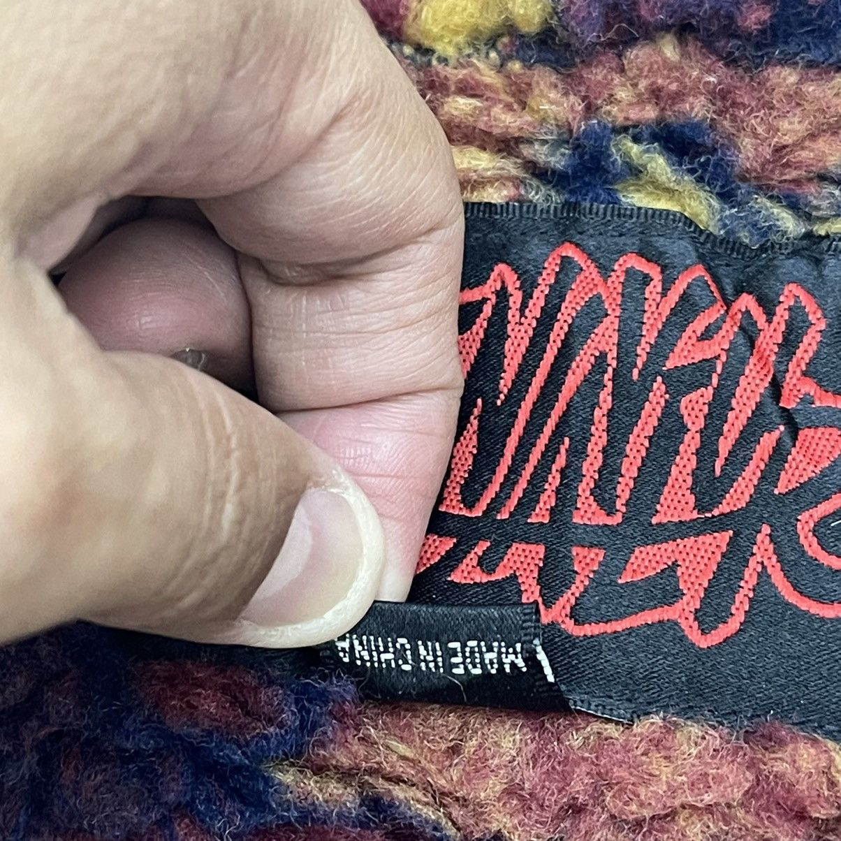 Art Comes First ⚡️Vintage Ratonlaveur Printed Sherpa Fleece Half Zip Sweater Size US L / EU 52-54 / 3 - 12 Thumbnail