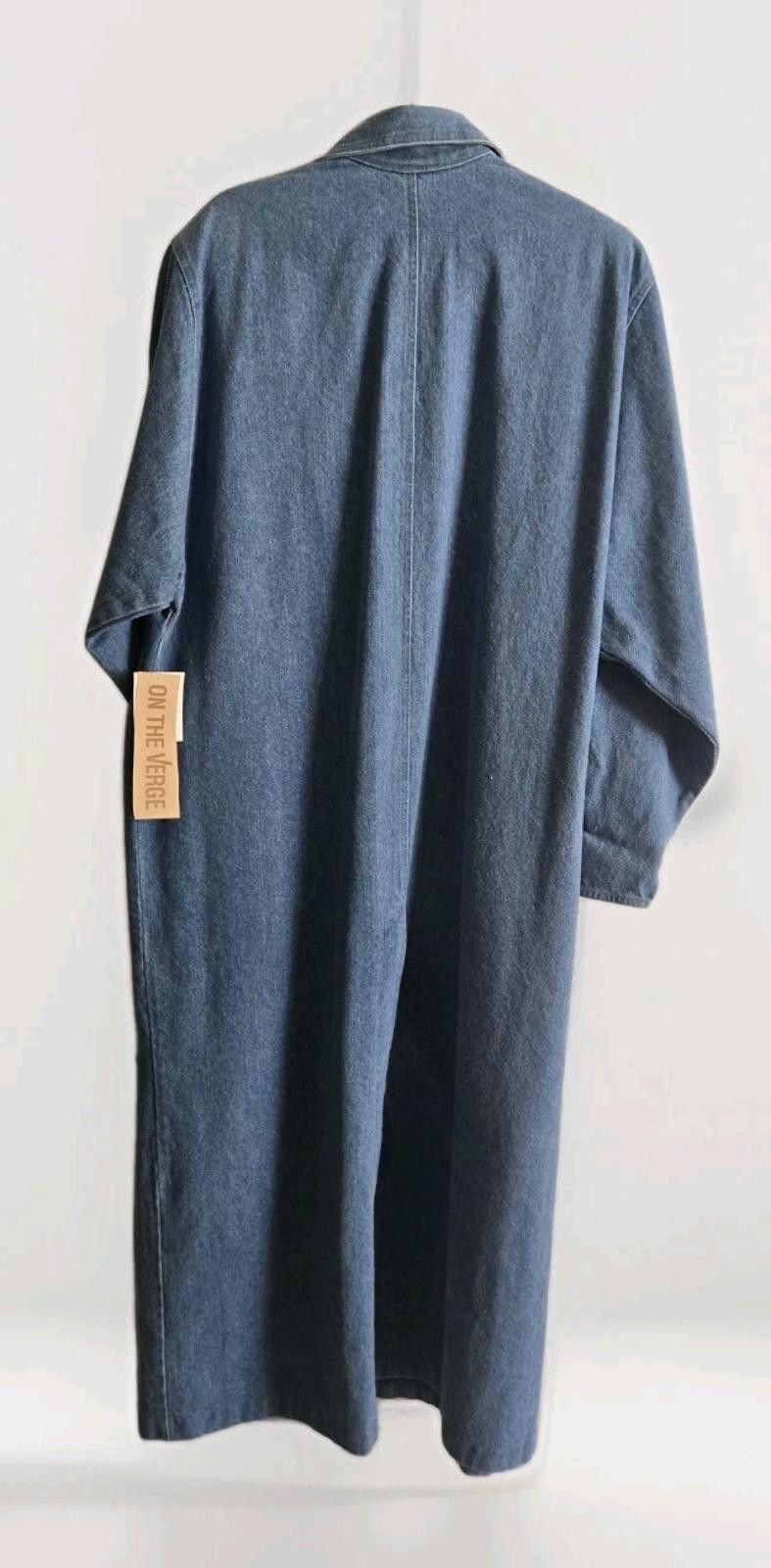 Other VINTAGE 1970's WOMEN'S DENIM TRENCH COAT - Made In USA NWT Size ONE SIZE - 9 Thumbnail