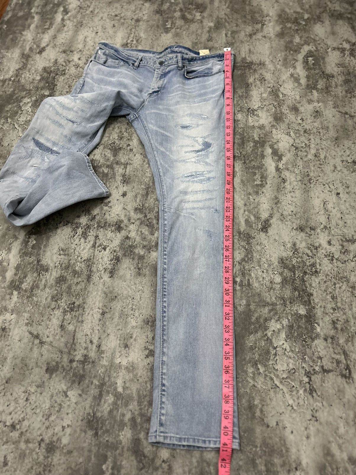 GOSTAR DE FUGA Gostar De Fuga Japan Slim Distressed Jeans Size US 34 / EU 50 - 17 Thumbnail