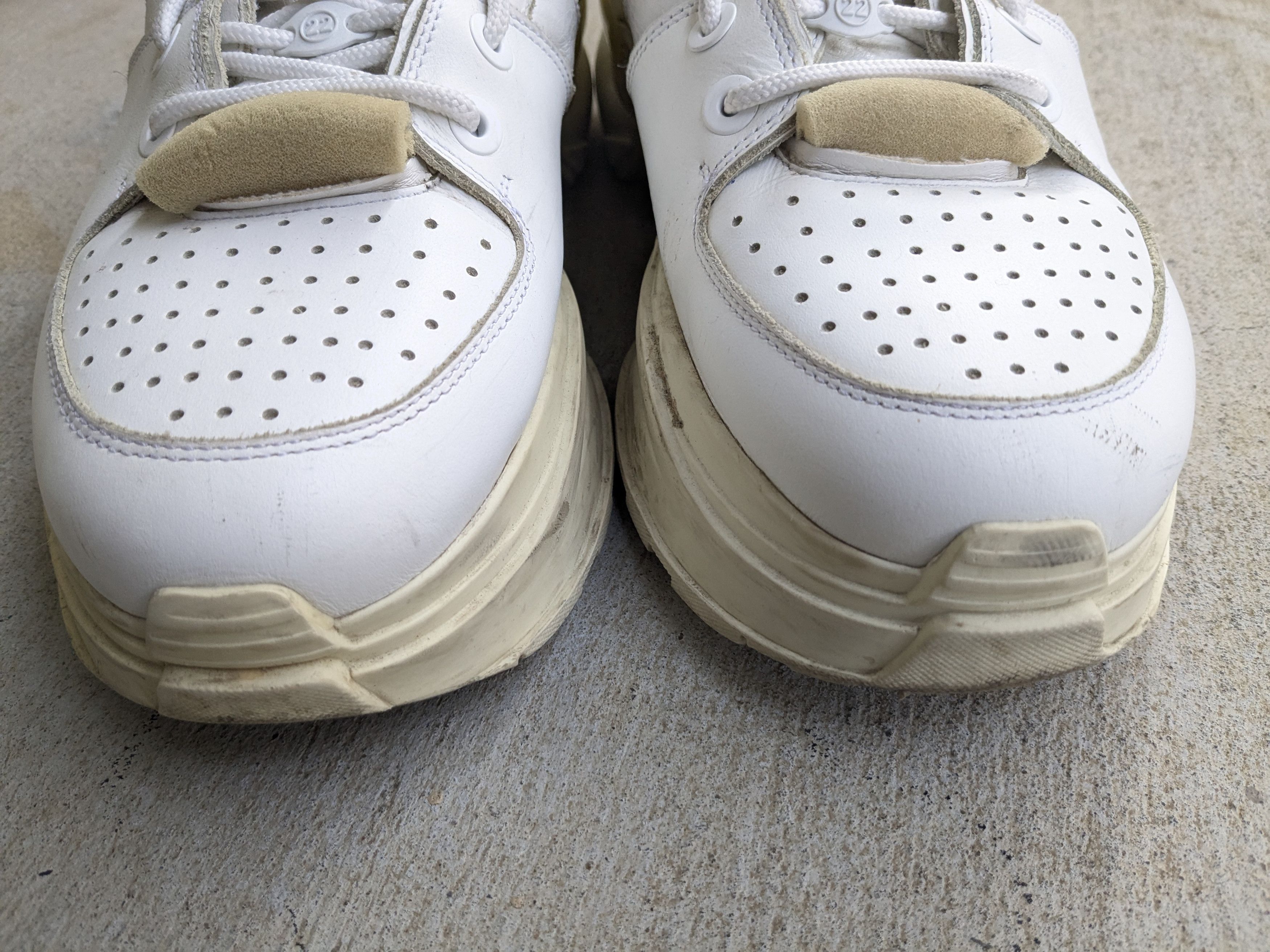 Maison Margiela Maison Margiela Retrofit Sneakers White 12 45 Leather Size US 12 / EU 45 - 2 Thumbnail