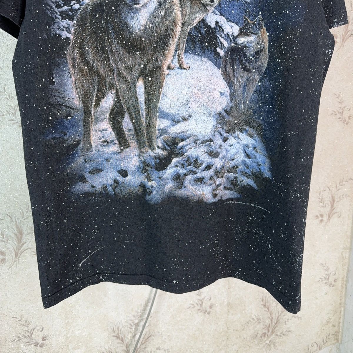 Harley Davidson × Vintage Vintage 3d Emblem T shirt 1994 Wolf Winter Harley USA L Size US L / EU 52-54 / 3 - 10 Thumbnail