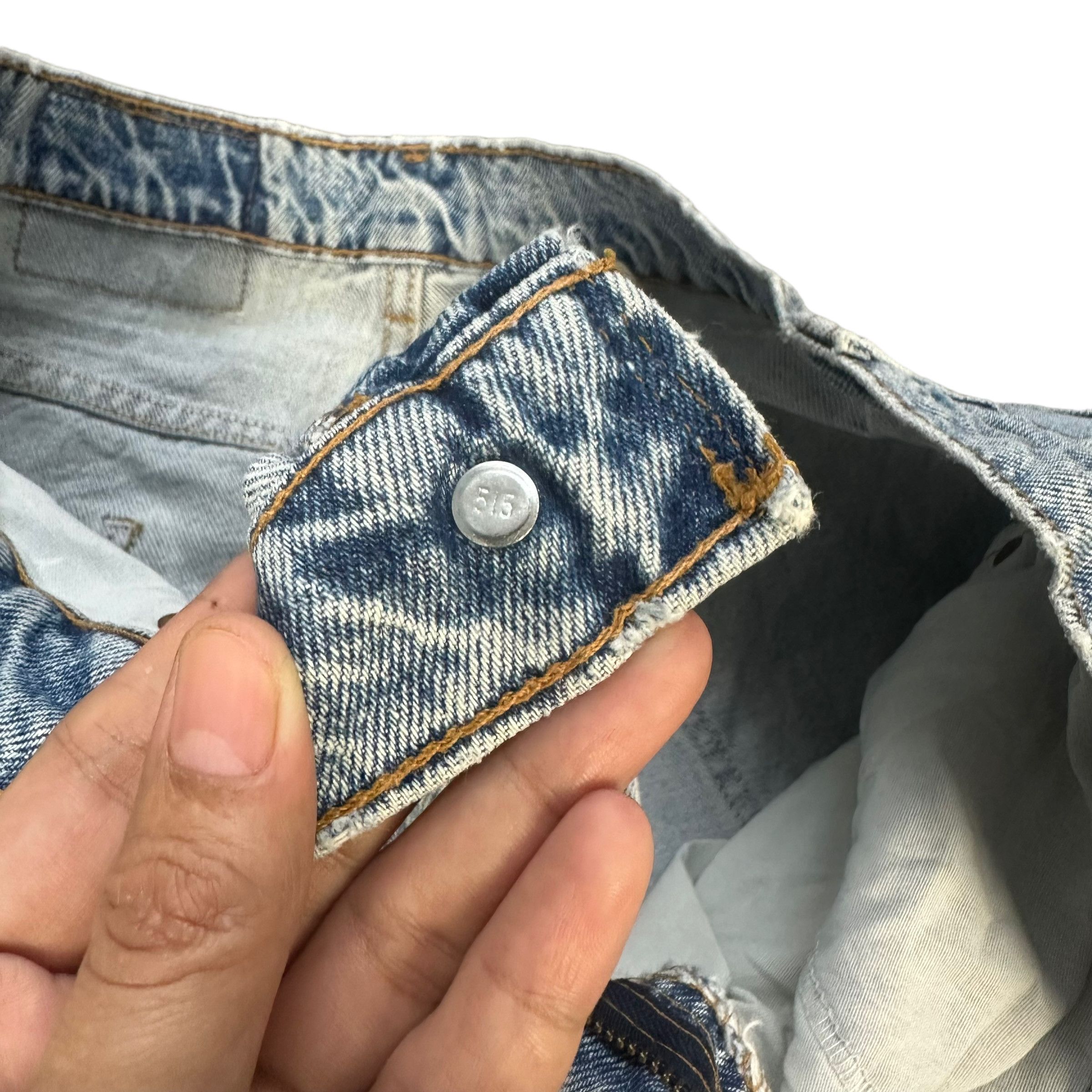 Levi's LEVIS 505 WHITE TAB WASHED DENIM SHORTS #8406-007 Size US 38 / EU 54 - 9 Thumbnail