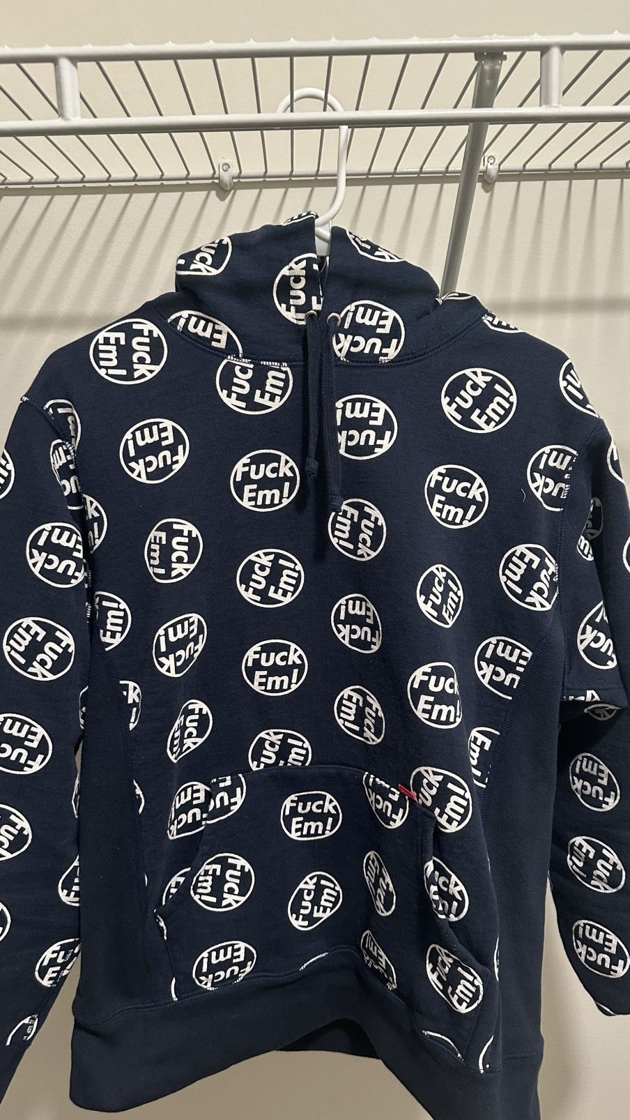 Supreme FW14 Supreme *uck Em! Navy size Medium Size US M / EU 48-50 / 2 - 1 Thumbnail