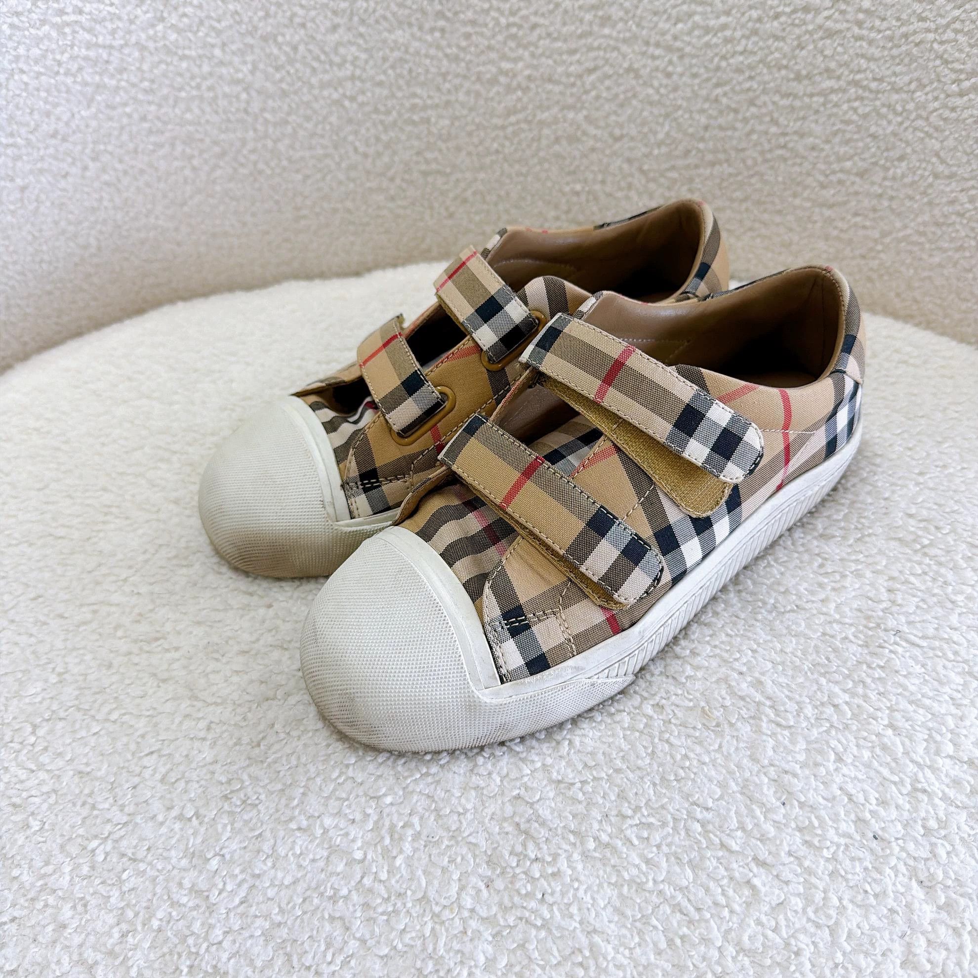 Burberry Burberry Horseferry Check Sneakers 35 0565 Size US 4.5 / IT 34.5 - 5 Thumbnail