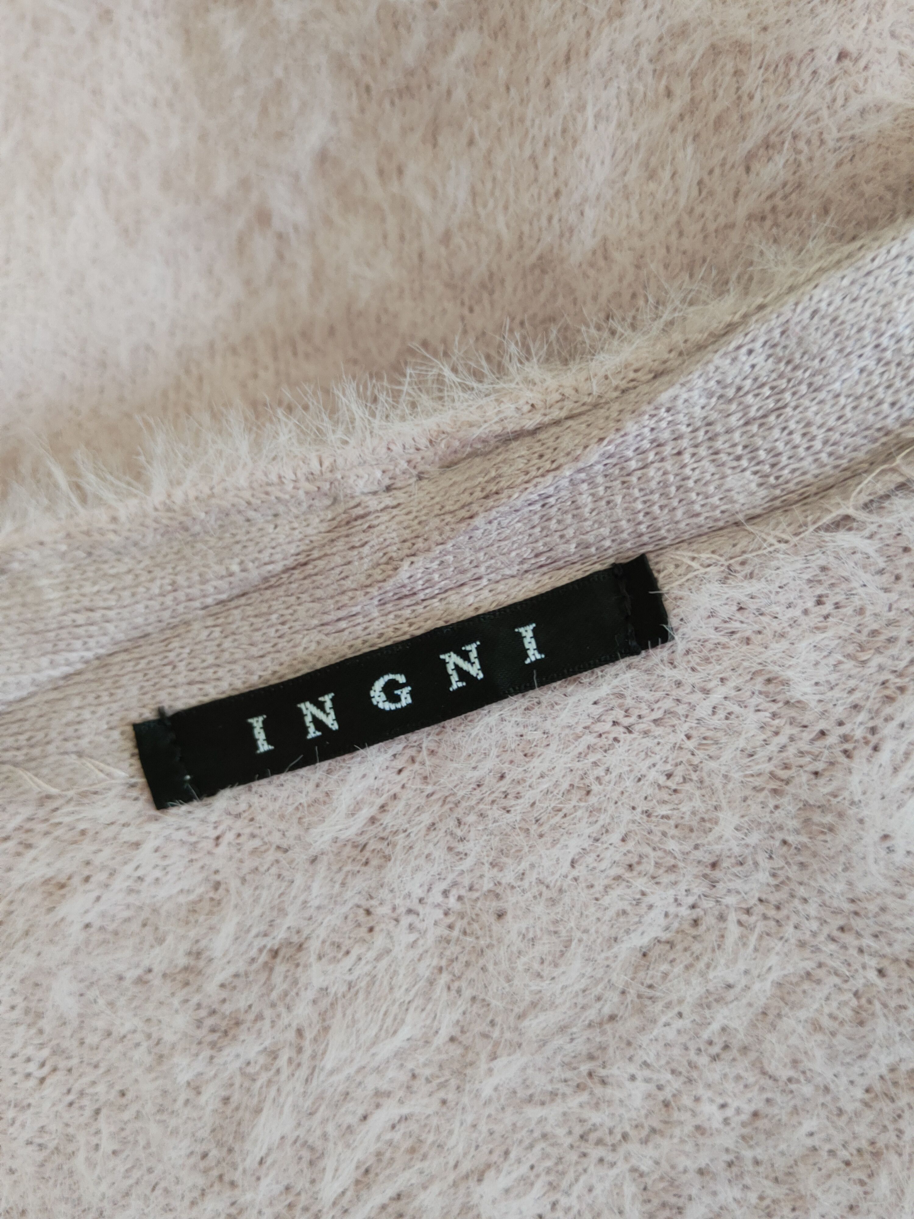 Japanese Brand × Vintage Ingni Purple Fur Mohair Knitwear Cardigan Size M / US 6-8 / IT 42-44 - 13 Thumbnail