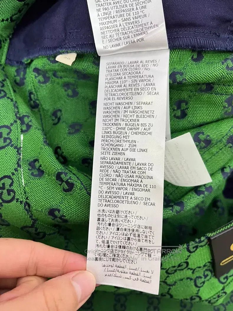Gucci Gucci Size30 Green full logo trousers Size 42" / US 20 - 7 Thumbnail