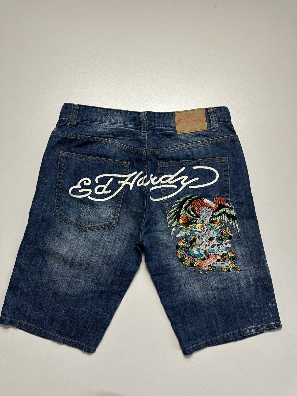 Ed Hardy Vintage Ed Hardy Jorts Size US 34 / EU 50 - 1 Thumbnail