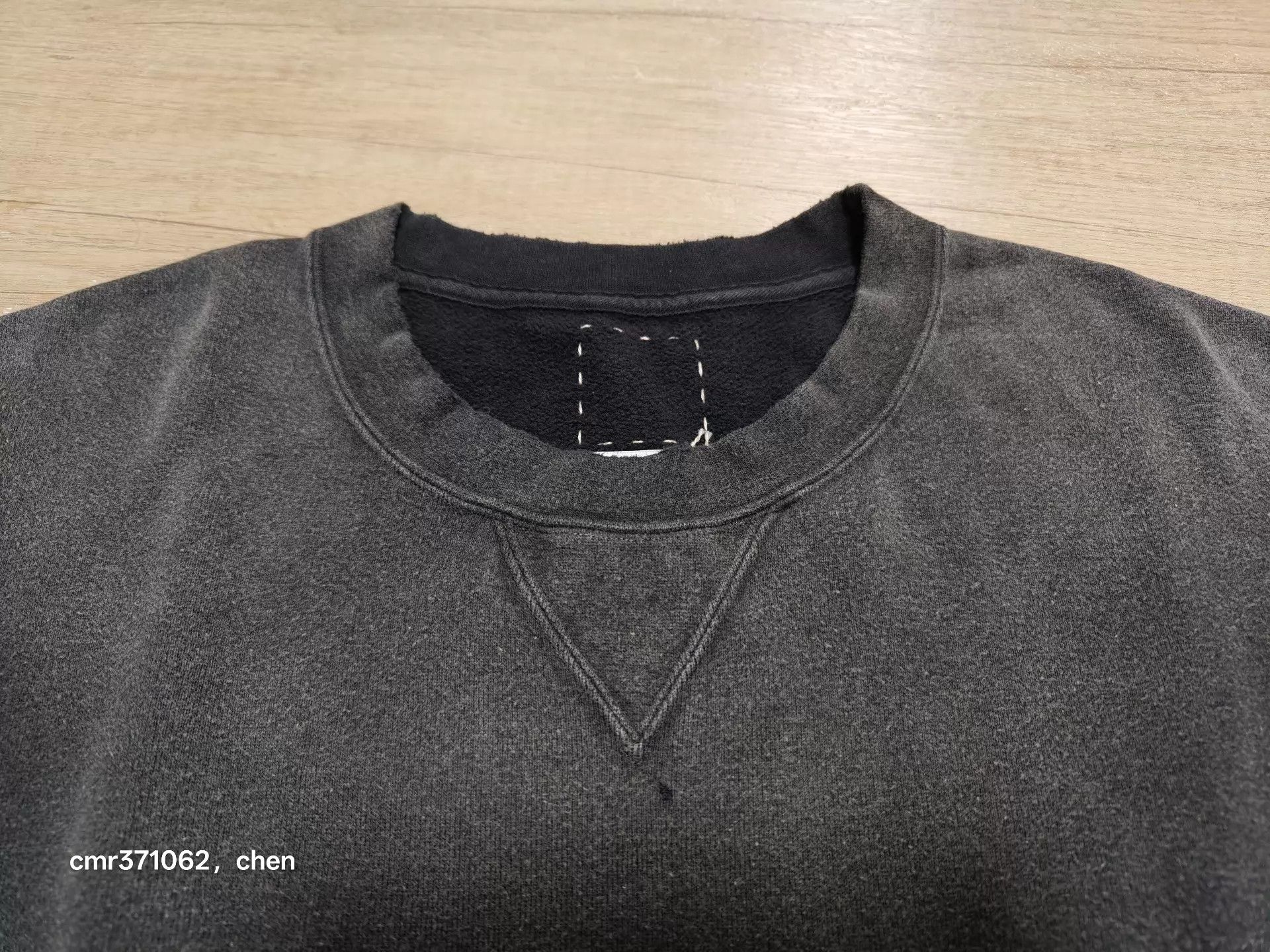 Visvim VISVIM 23SS COURT SWEAT L/S CRASH Black Size 4 Near New Size US XL / EU 56 / 4 - 2 Thumbnail