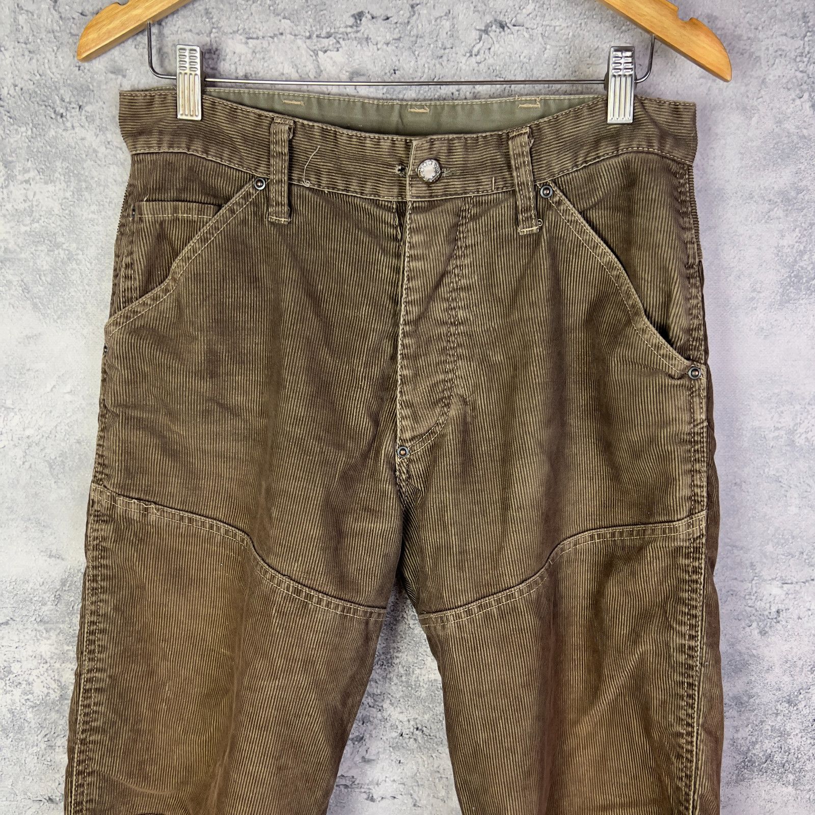 G-Star G-Star Double Knee Pants Corduroy Brown Men's Size 31 ` Size US 31 - 2 Thumbnail