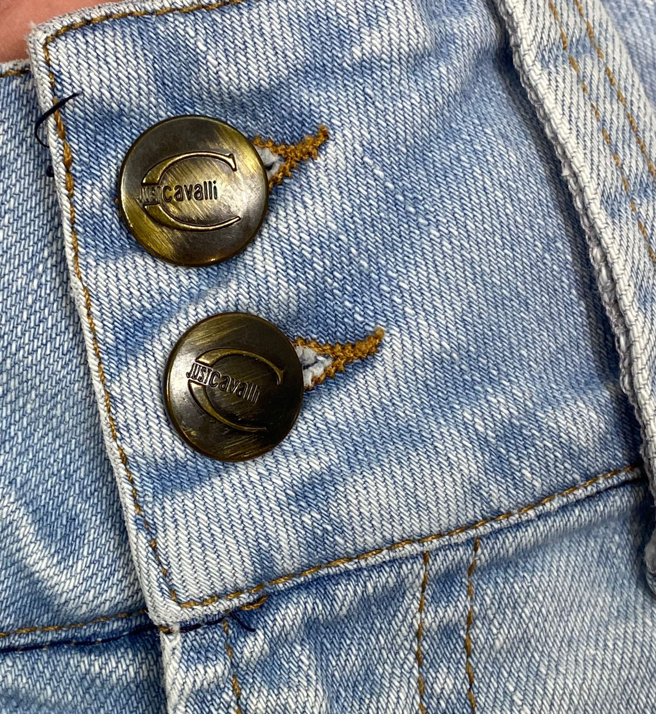 Just Cavalli × Roberto Cavalli Just Cavalli Vintage Jeans size 26 Size 26" / US 2 / IT 38 - 9 Thumbnail