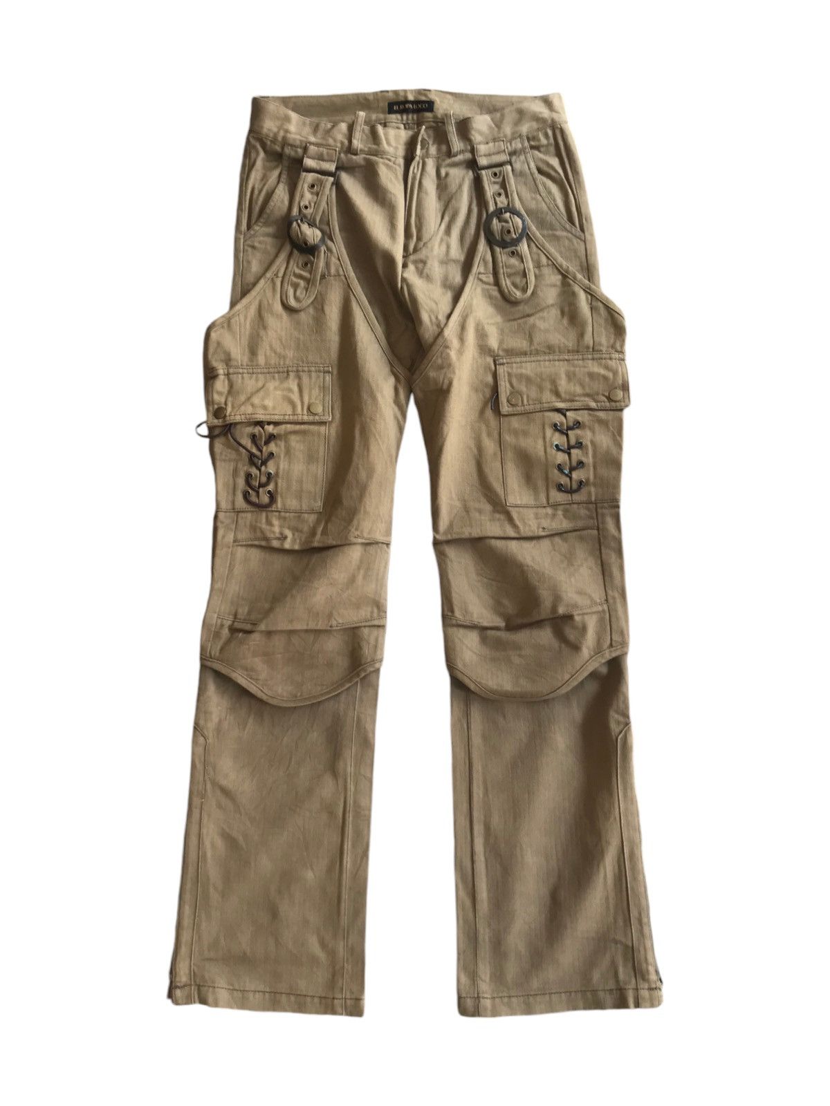 If Six Was Nine Y2K El Ropa Loco Bondage Pants Size US 30 / EU 46 - 1 Thumbnail