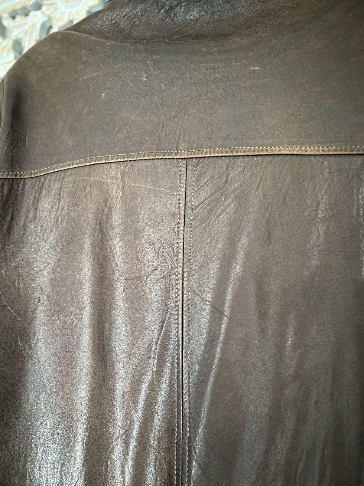 Danier Danier Brown Leather Coat XXL Size US XXL / EU 58 / 5 - 7 Thumbnail
