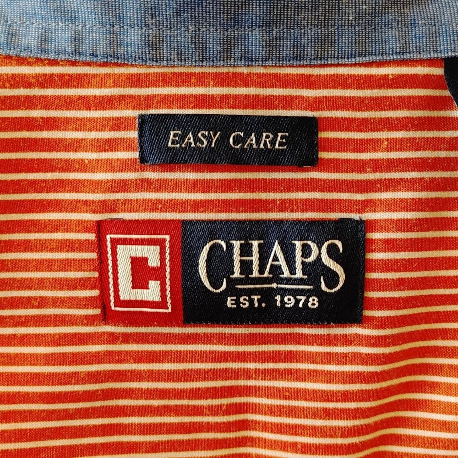 Chaps Men's Long Sleeve Button Down from Chaps Size US L / EU 52-54 / 3 - 2 Thumbnail