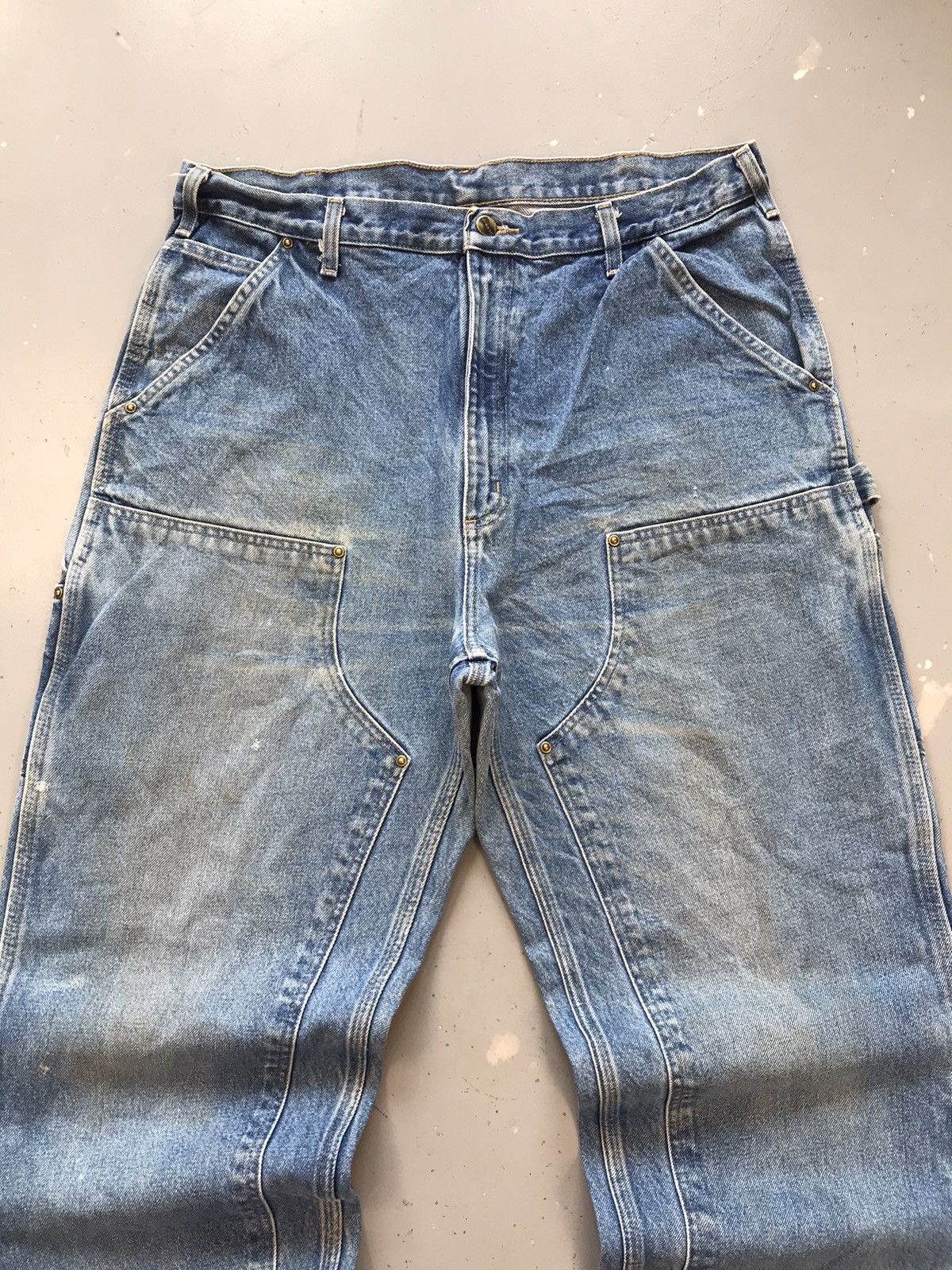 Carhartt Vintage Carhartt B73 DST Double knee denim Size US 36 / EU 52 - 5 Thumbnail