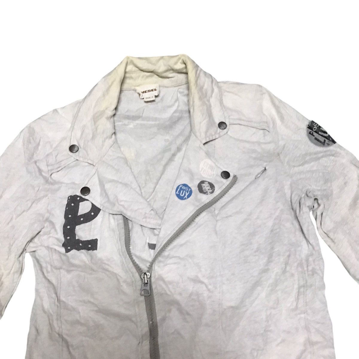 Diesel VINTAGE 90s DIESEL DOUBLE COLLAR POST LUX IF SIX WAS NINE Size US S / EU 44-46 / 1 - 2 Thumbnail