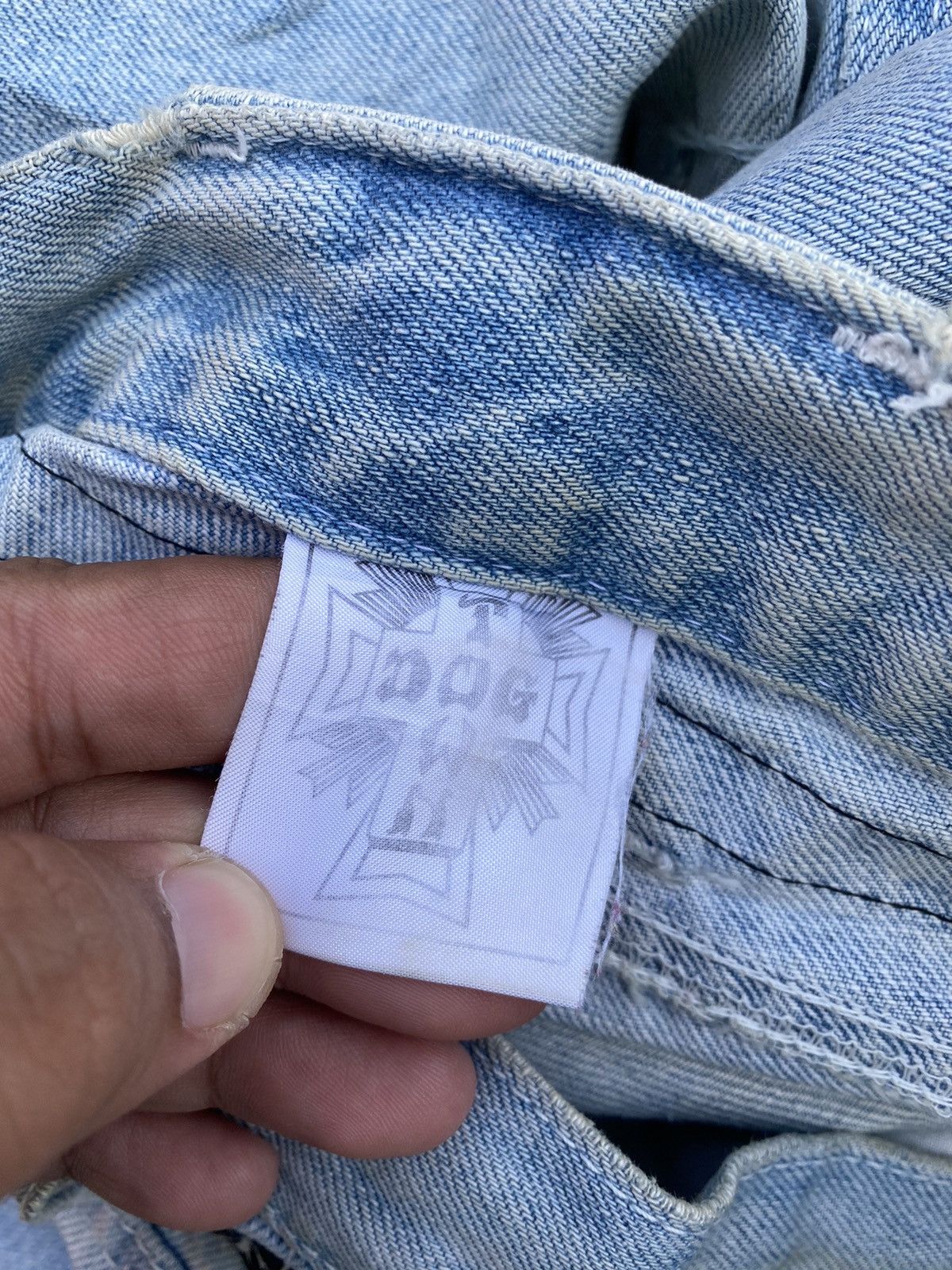 Dogtown × JNCO × Japanese Brand Vintage Dogtown Distressed Baggy Large Pocket Jeans. #D8 Size US 38 / EU 54 - 9 Thumbnail