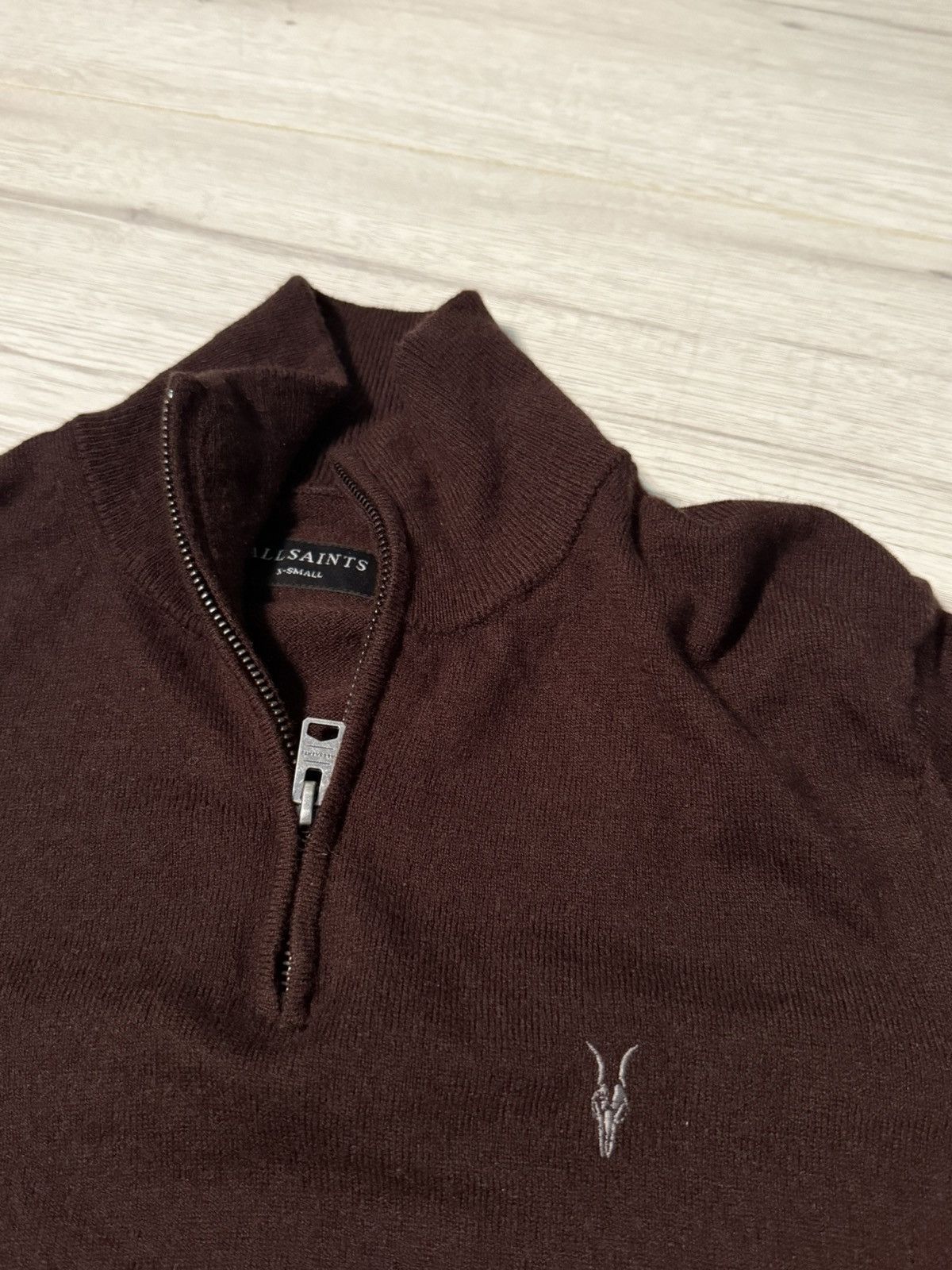 Allsaints Allsaints 1/4 Zip Up sweater shirt Size US S / EU 44-46 / 1 - 4 Thumbnail