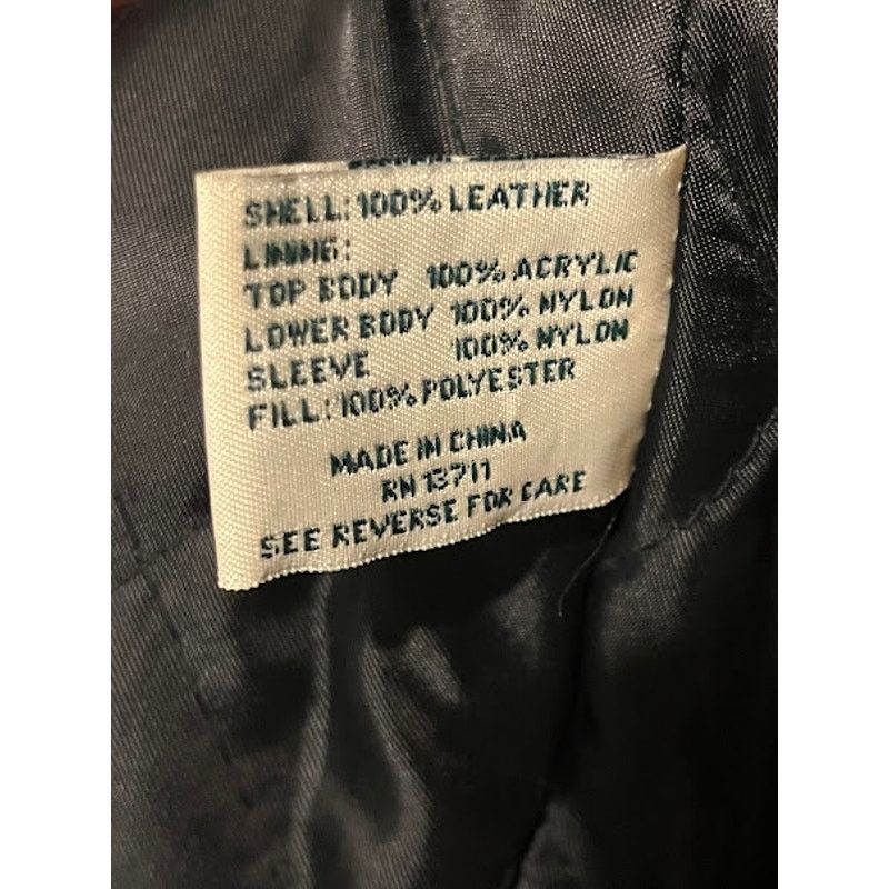 John Ashford × Vintage VTG John Ashford Leather Black Coat Mens Size M 90s Size US M / EU 48-50 / 2 - 6 Thumbnail