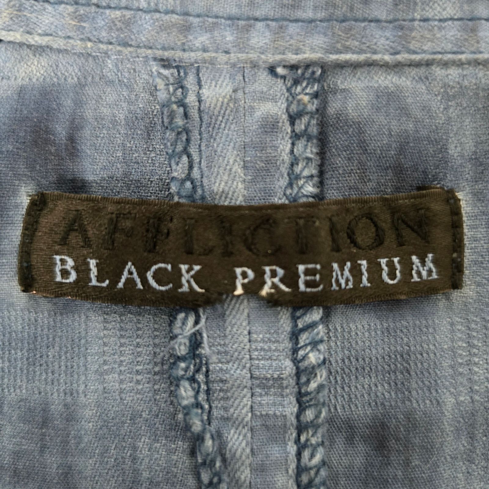 Affliction Affliction Black Premium Shirt Plaid Roll tab Sleeve 2Pocket Size US L / EU 52-54 / 3 - 15 Thumbnail