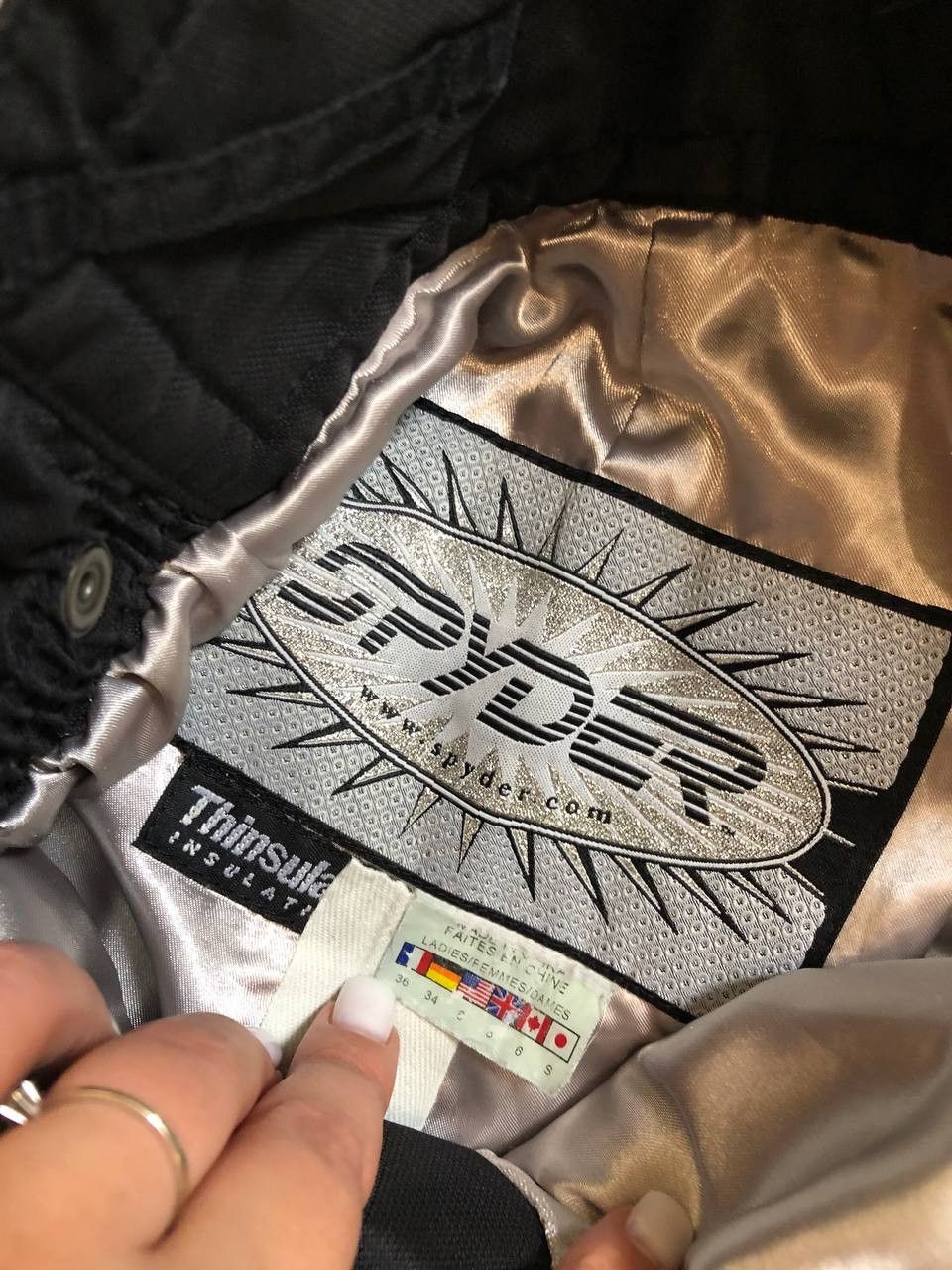 Spyder Spyder Black Insulated Ski Pants Size US 36 / EU 52 - 4 Thumbnail