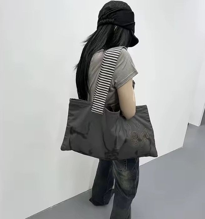 Japanese Brand Japanese Capacity Tote Nylon Shoulder Bag Size ONE SIZE - 1 Thumbnail