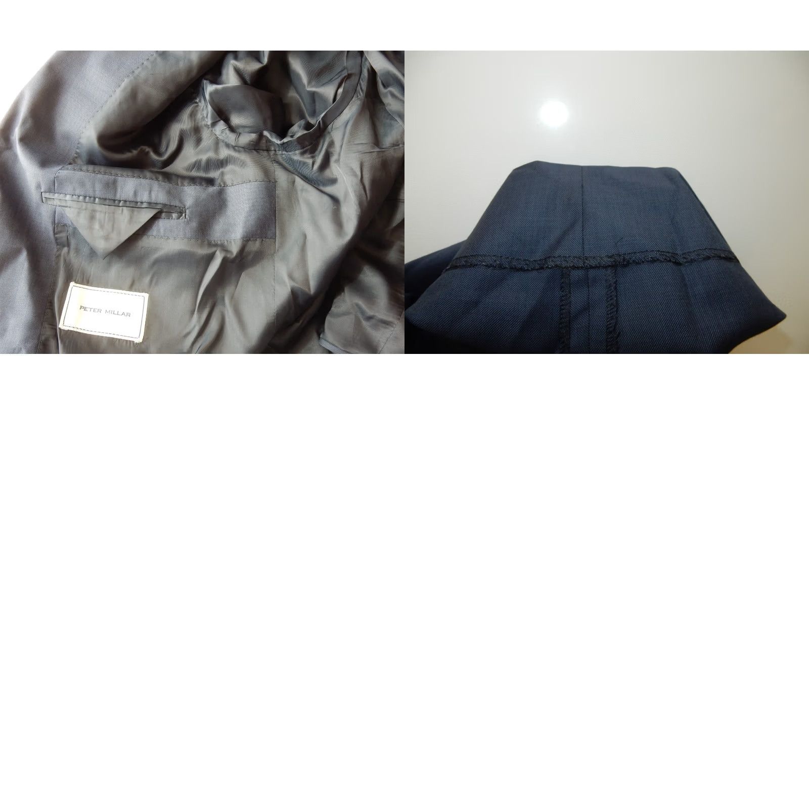 Peter Millar Peter Millar Suit 50R Regular Wool Wool 2 Piece Blue Men’s 44x29 Flynn Size 50R - 9 Thumbnail