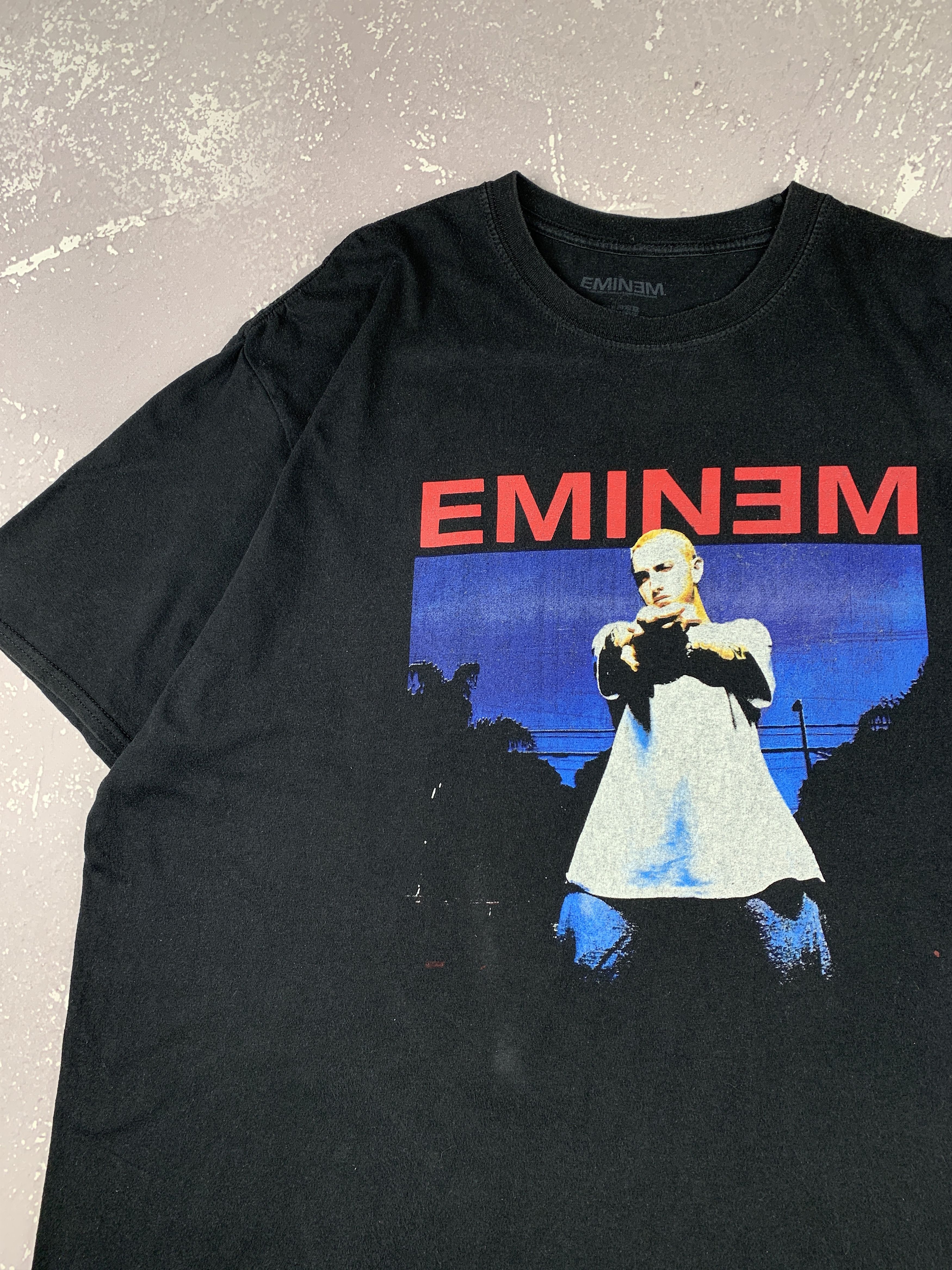 Band Tees Vintage Eminem Slim Shady Rap Tees T-Shirt L-XL Oversized Size US XL / EU 56 / 4 - 3 Thumbnail