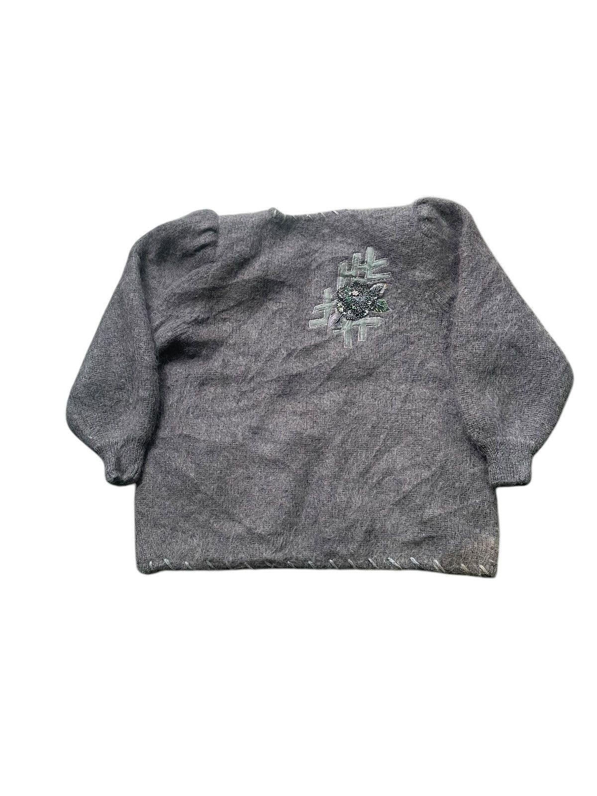 Japanese Brand Vintage Mohair Jacket Size XL / US 12-14 / IT 48-50 - 6 Thumbnail