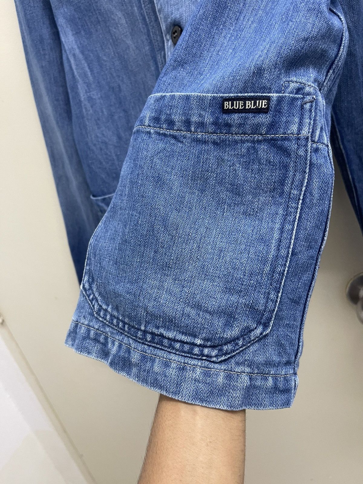 Blue Blue Japan Vintage Blue Blue Faded Denim Jacket Size US S / EU 44-46 / 1 - 13 Thumbnail