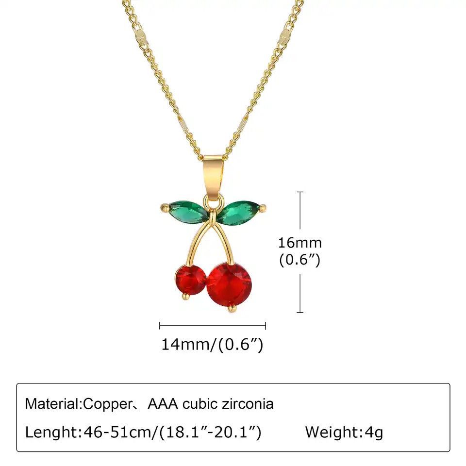 Other Exquisite Cherry Necklace Size ONE SIZE - 2 Thumbnail