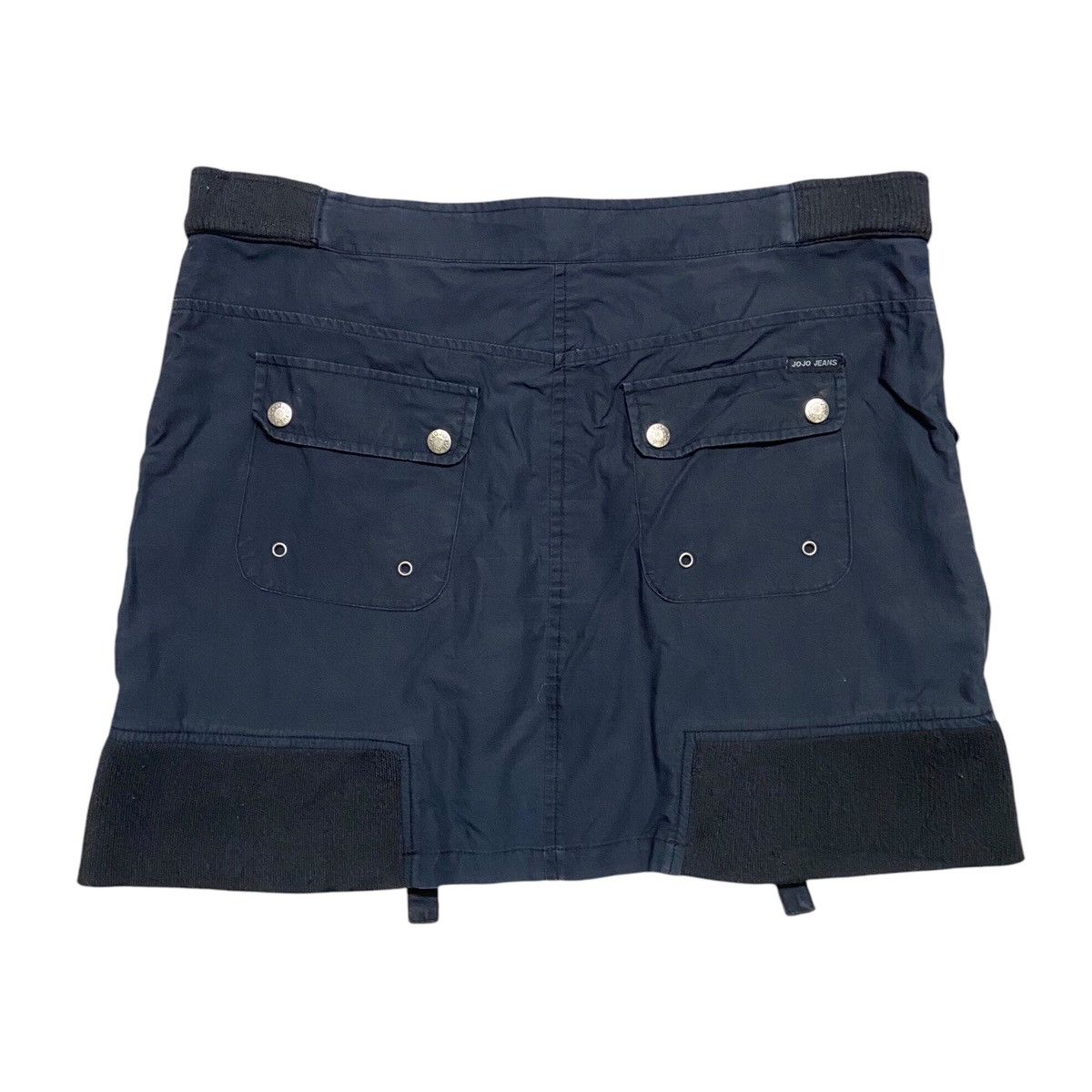 If Six Was Nine × Le Grande Bleu (L.G.B.) × Seditionaries Jojo Jeans Bondage Mini Skirt Size 34" / US 12 / IT 48 - 2 Thumbnail