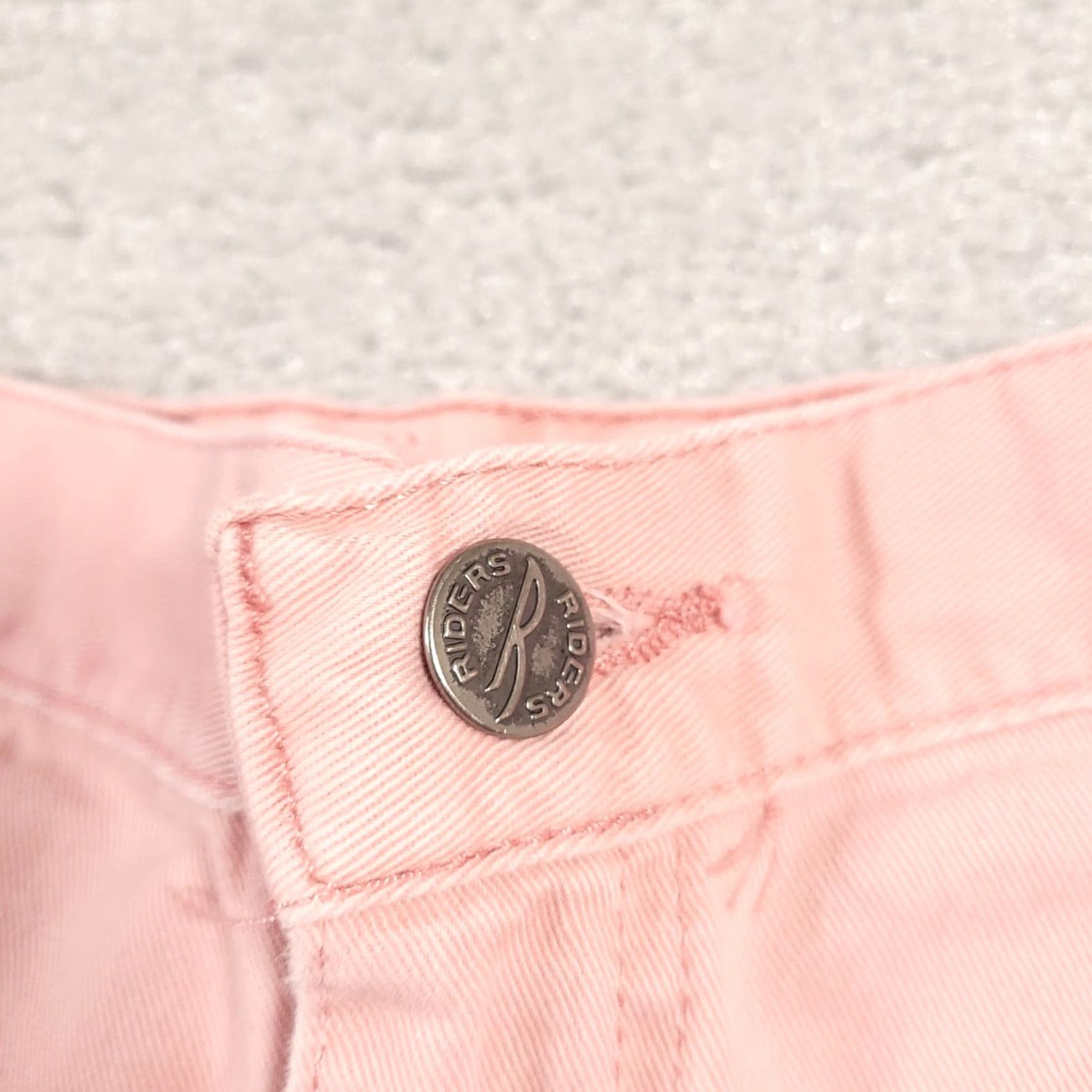 Lee VINTAGE Lee Riders Shorts Women's 22W M Pink Denim High-Rise Mom Denim Groovy 90s Boyfriend Style Womens Size 40" / US 18 - 5 Thumbnail