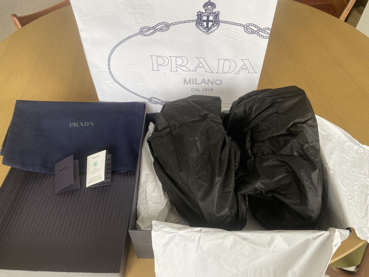 Prada Genuine Double Chocolate black leather loafers Size US 9.5 / EU 42-43 - 5 Thumbnail