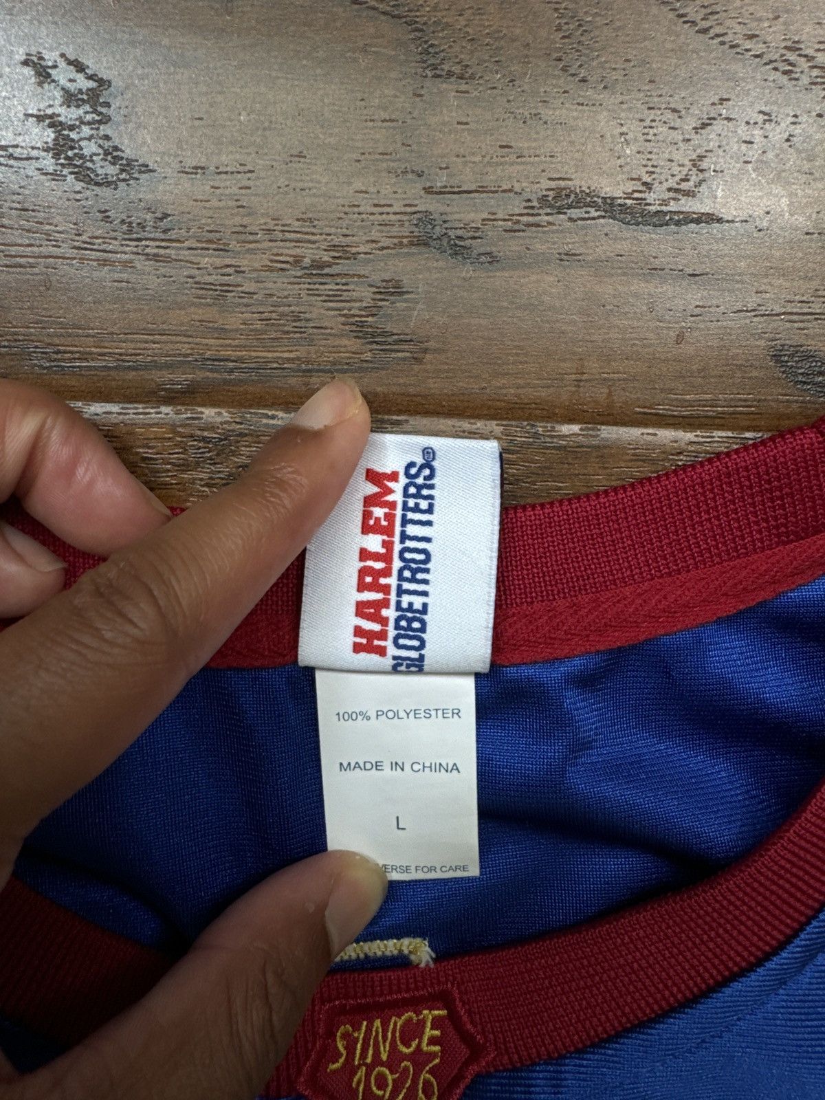 Harlem Globetrotters × Vintage Harlem Globetrotters Jersey *SIGNED* Size US L / EU 52-54 / 3 - 8 Thumbnail