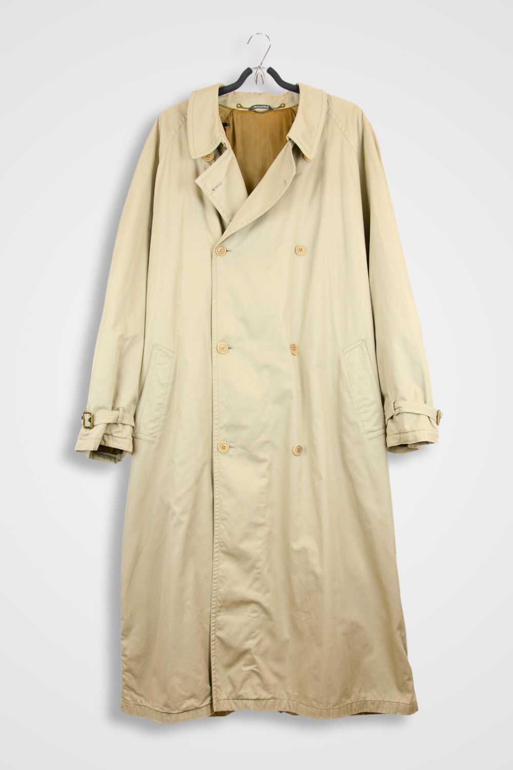Herno Missoni Double Breasted Trench Coat Beige - Size 52R Size US L / EU 52-54 / 3 - 1 Thumbnail