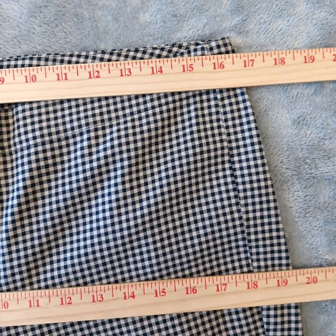 J. Jill J. Jill Ankle Pants Womens 8 Black Gray Plaid Lightweight 32x26.5 Mid Rise Cotton Blend Straight Pants Womens Regular Low-friction Feel Size 30" / US 8 / IT 44 - 3 Thumbnail