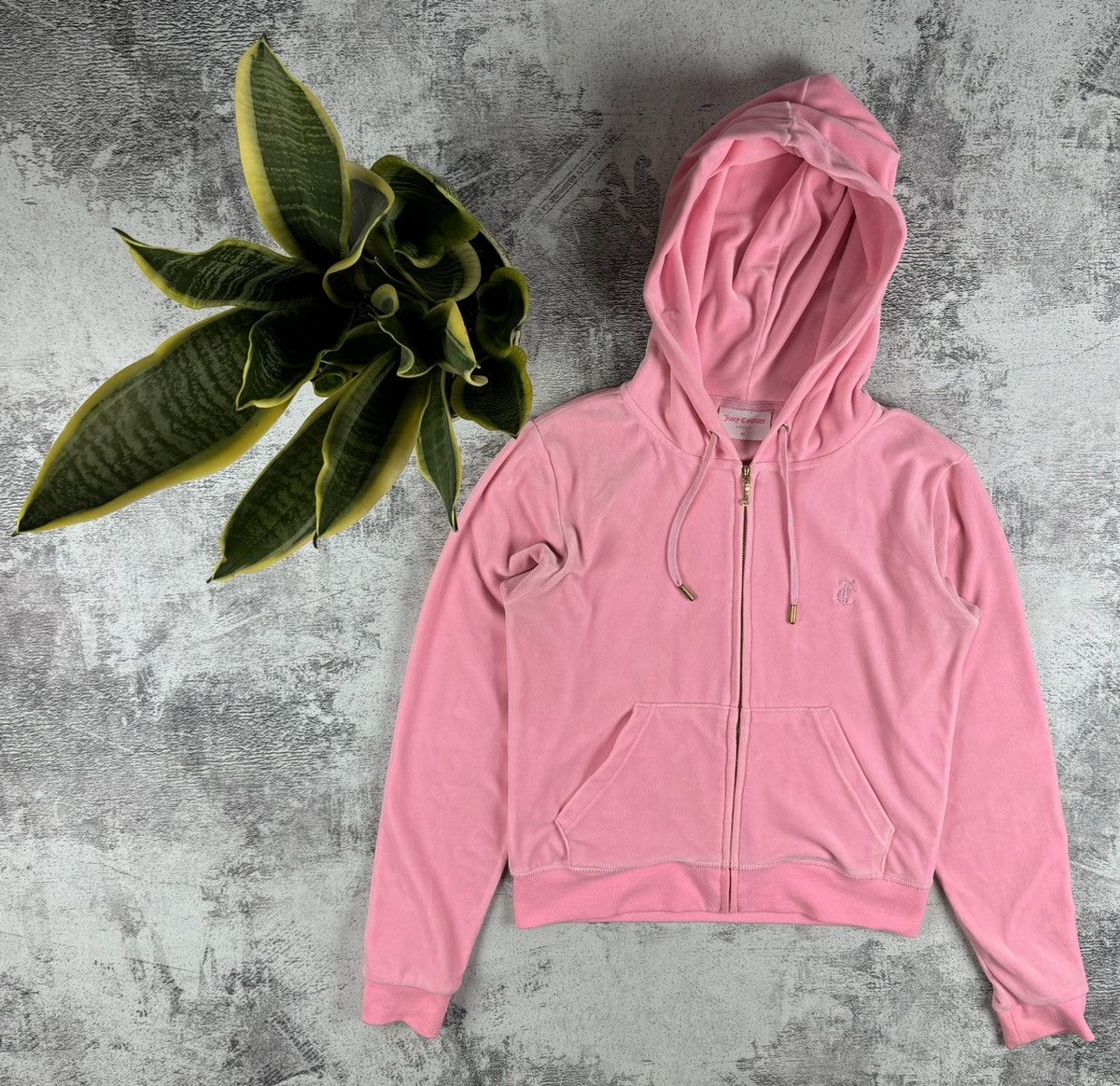 Juicy Couture × Vintage Juicy Couture Velour Sport Track Suit Sweatpants Zip Hoodie Size M / US 6-8 / IT 42-44 - 2 Thumbnail