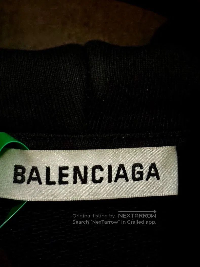Balenciaga Balenciaga Black Coke Print Hoodie. Size US XS / EU 42 / 0 - 3 Thumbnail